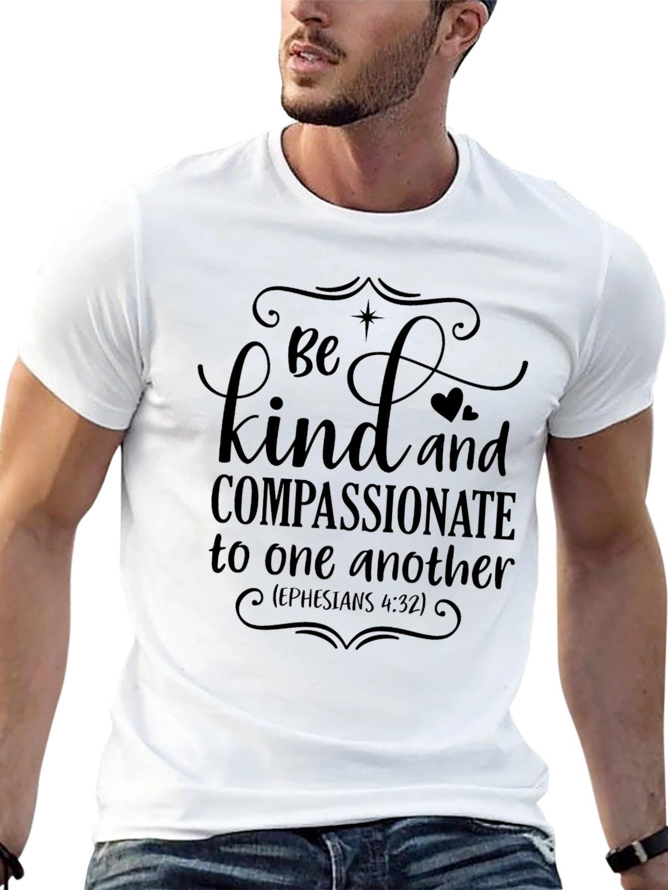 Be Kind Compassionate T-Shirt - Christian Verse