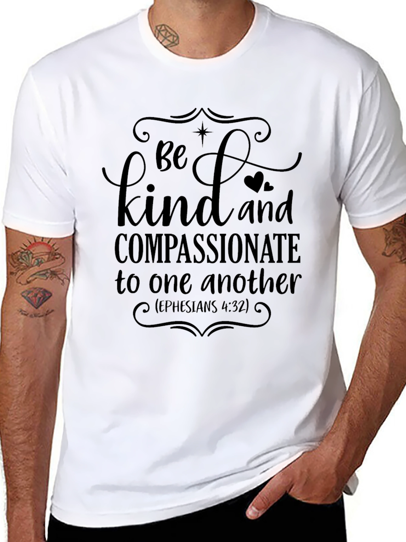 Be Kind Compassionate T-Shirt - Christian Verse