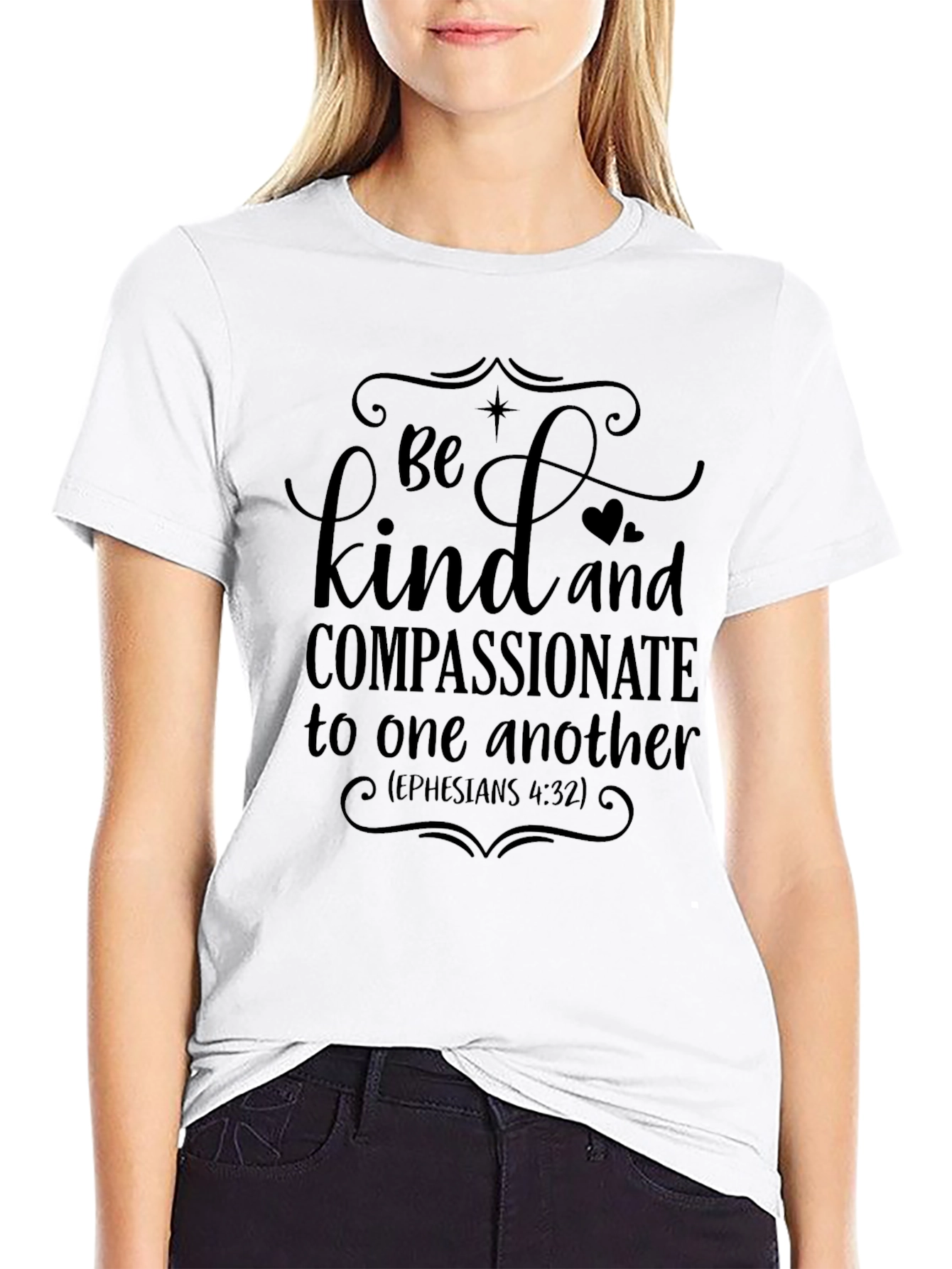 Be Kind Compassionate T-Shirt - Christian Verse