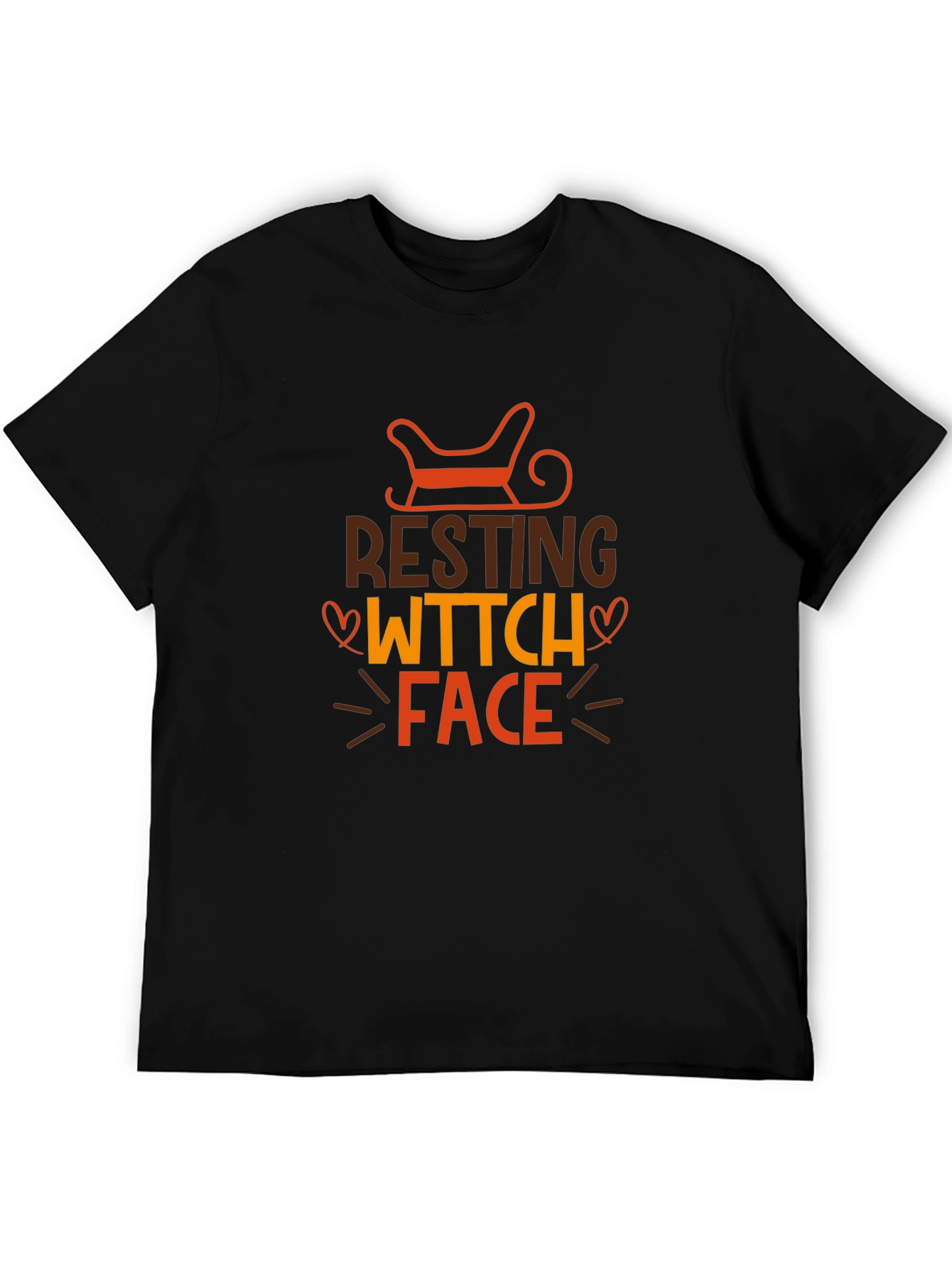Resting Witch Face Halloween T-Shirt