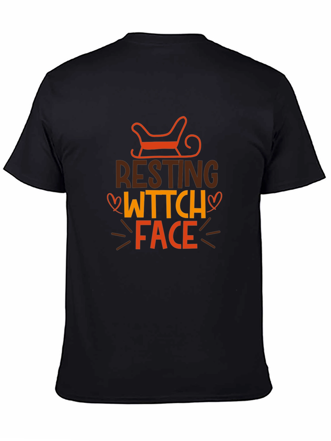 Resting Witch Face Halloween T-Shirt