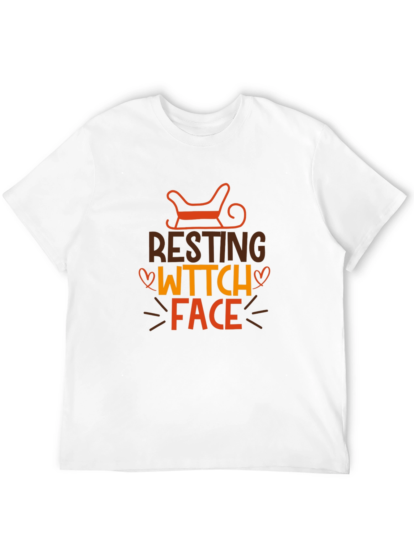 Resting Witch Face Halloween T-Shirt