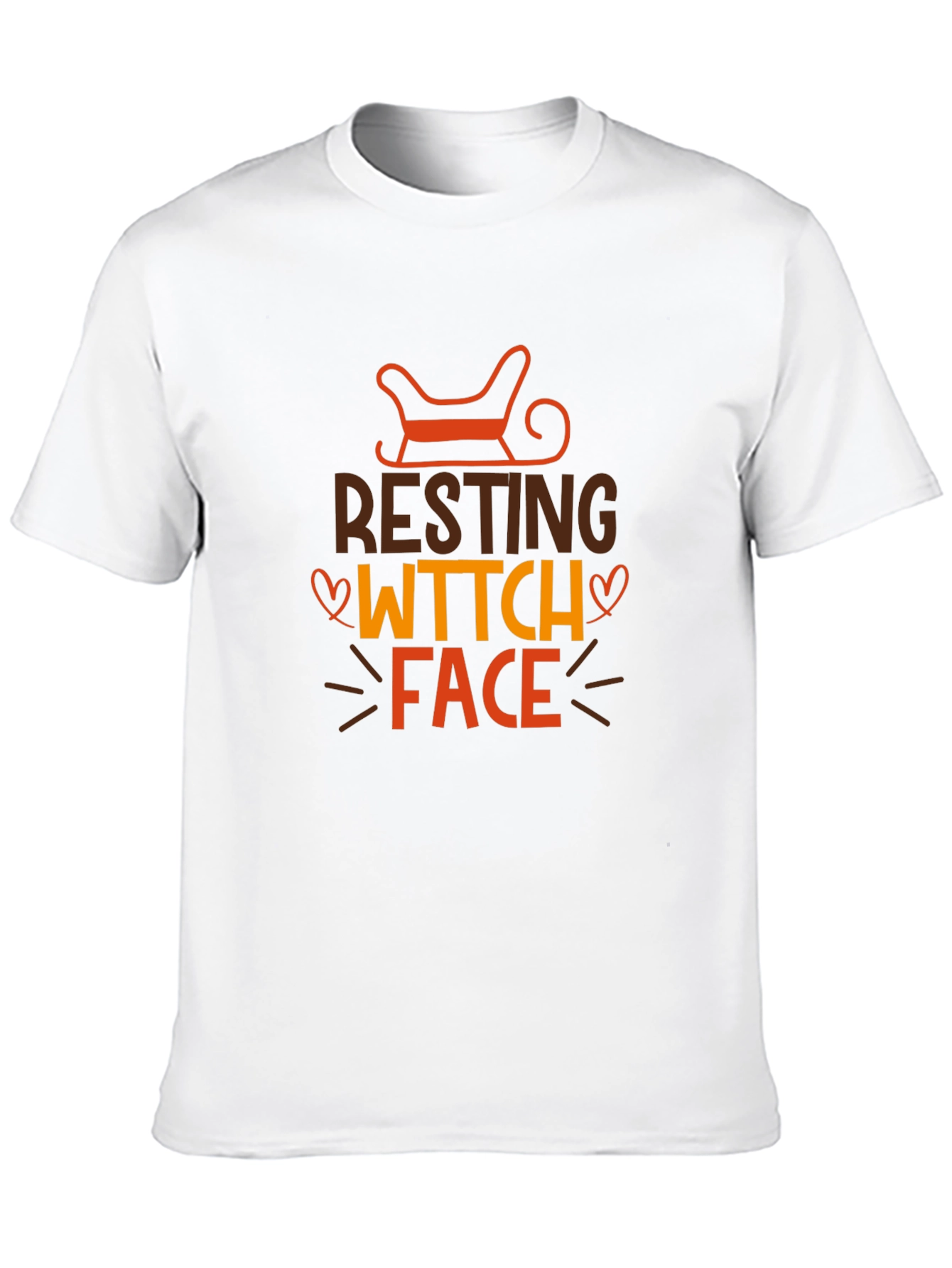 Resting Witch Face Halloween T-Shirt