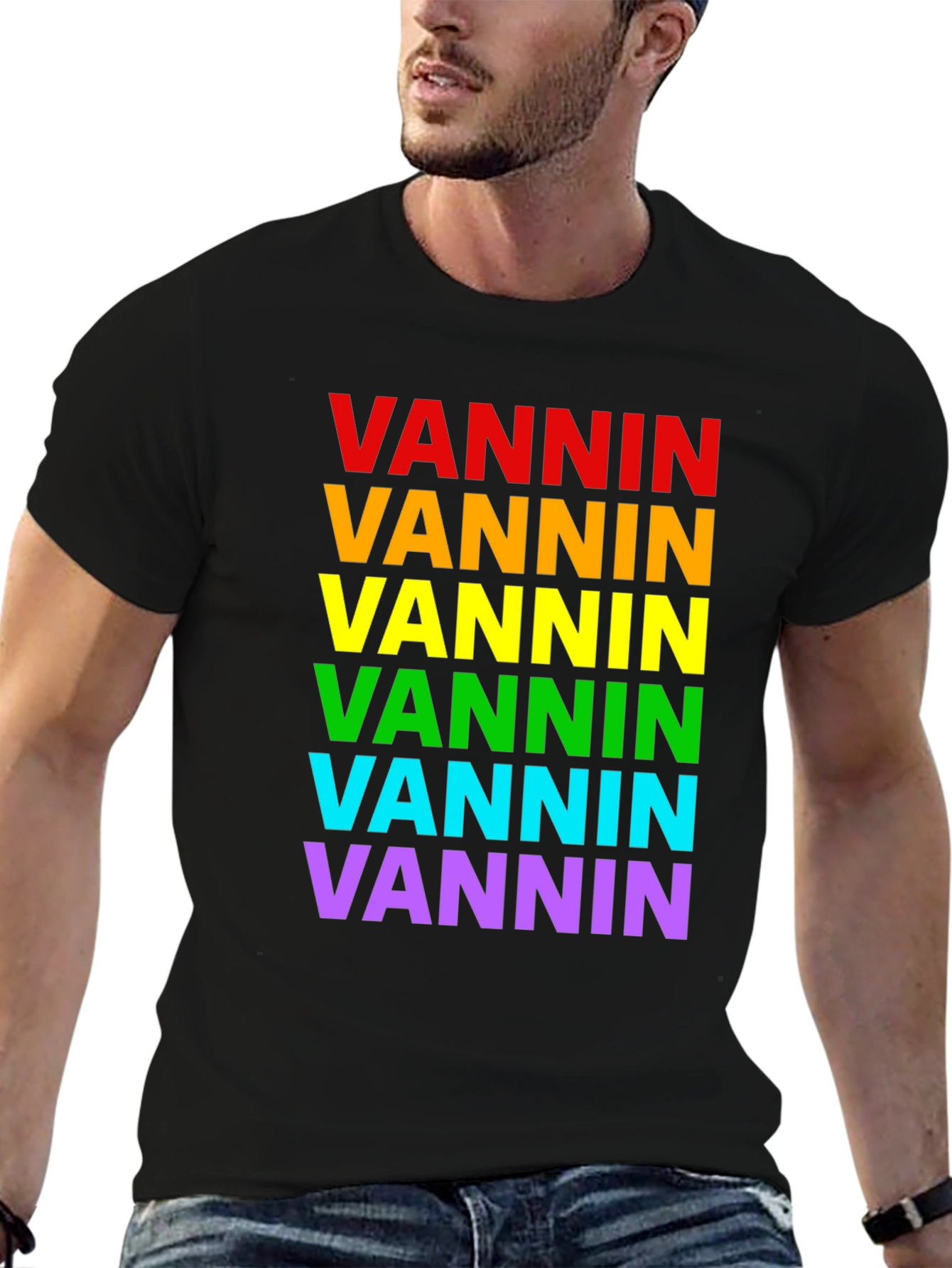 Vannin Rainbow Pride T-Shirt - Isle of Man
