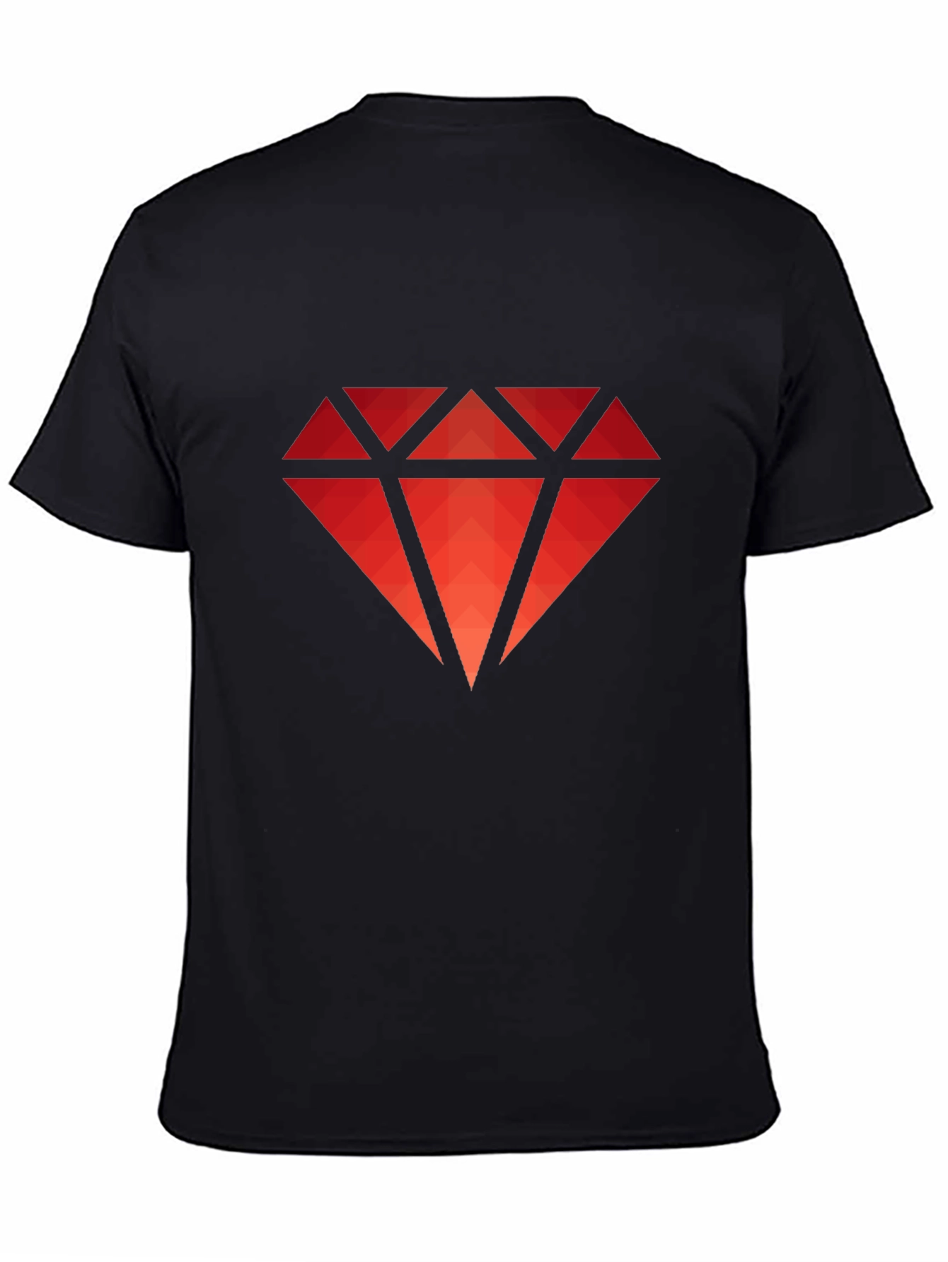 Red Diamond Graphic Tee - Modern Style