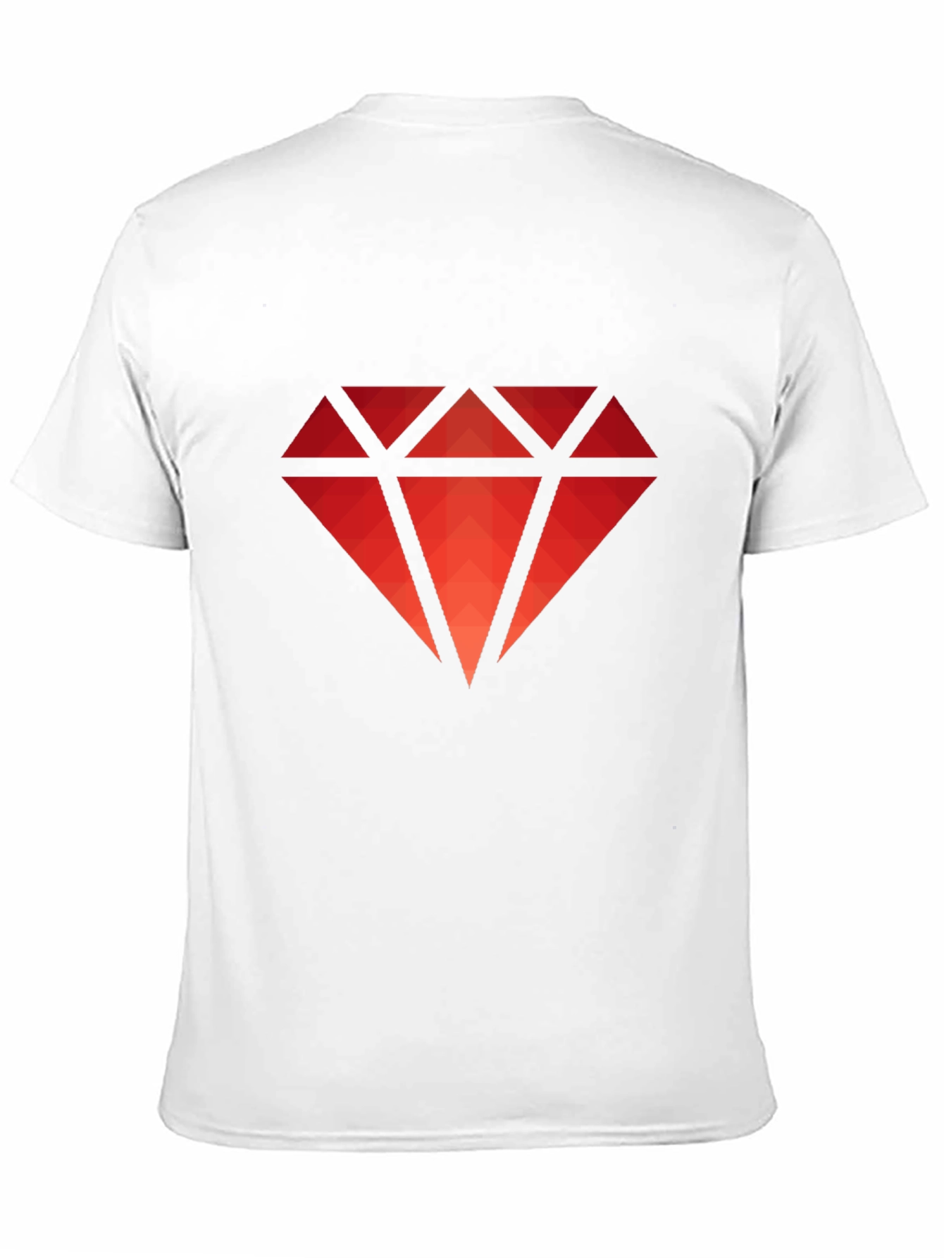 Red Diamond Graphic Tee - Modern Style