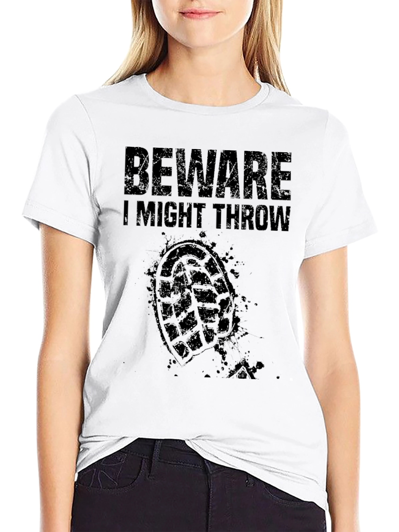 Beware I Might Throw T-Shirt