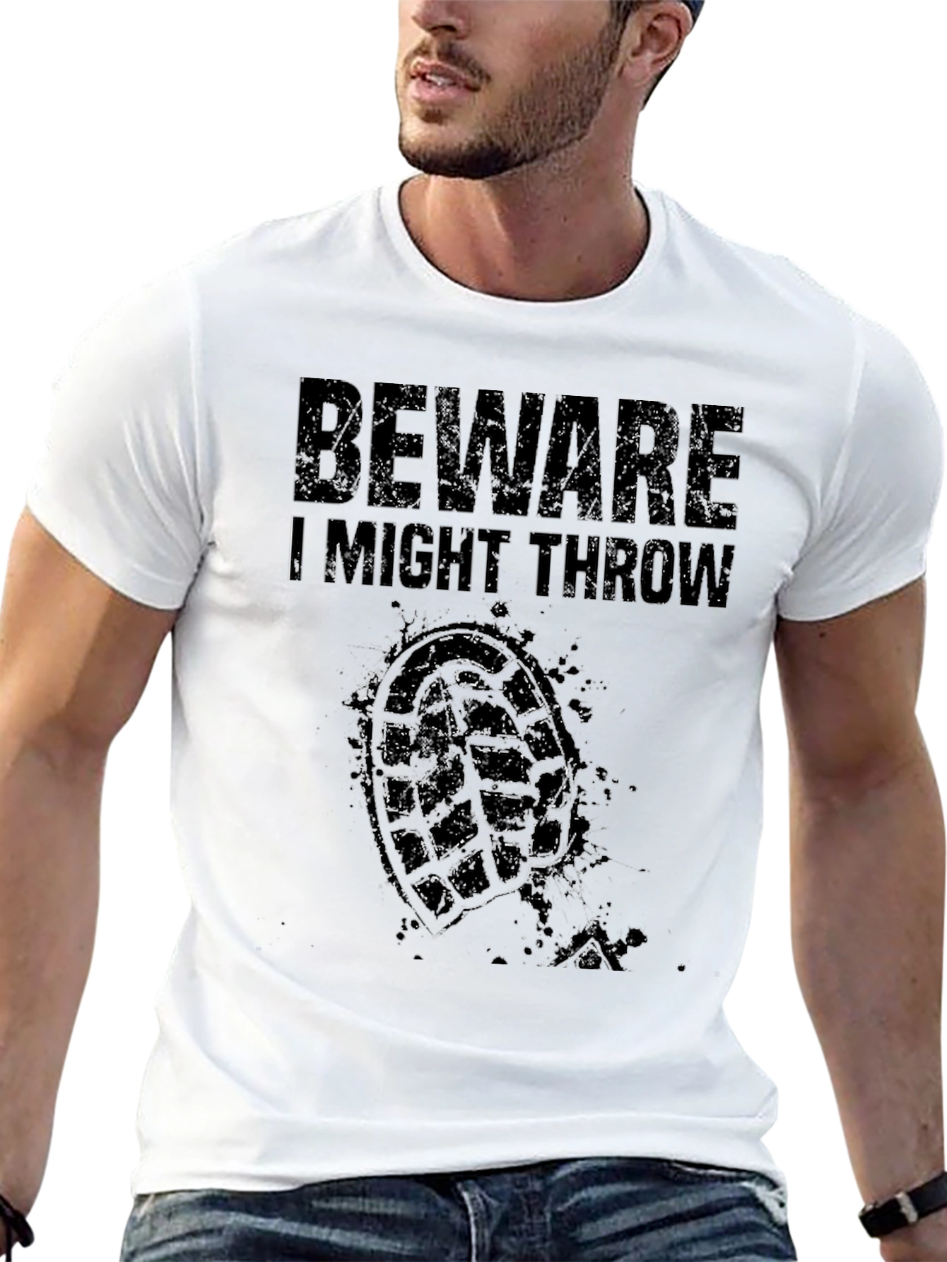 Beware I Might Throw T-Shirt