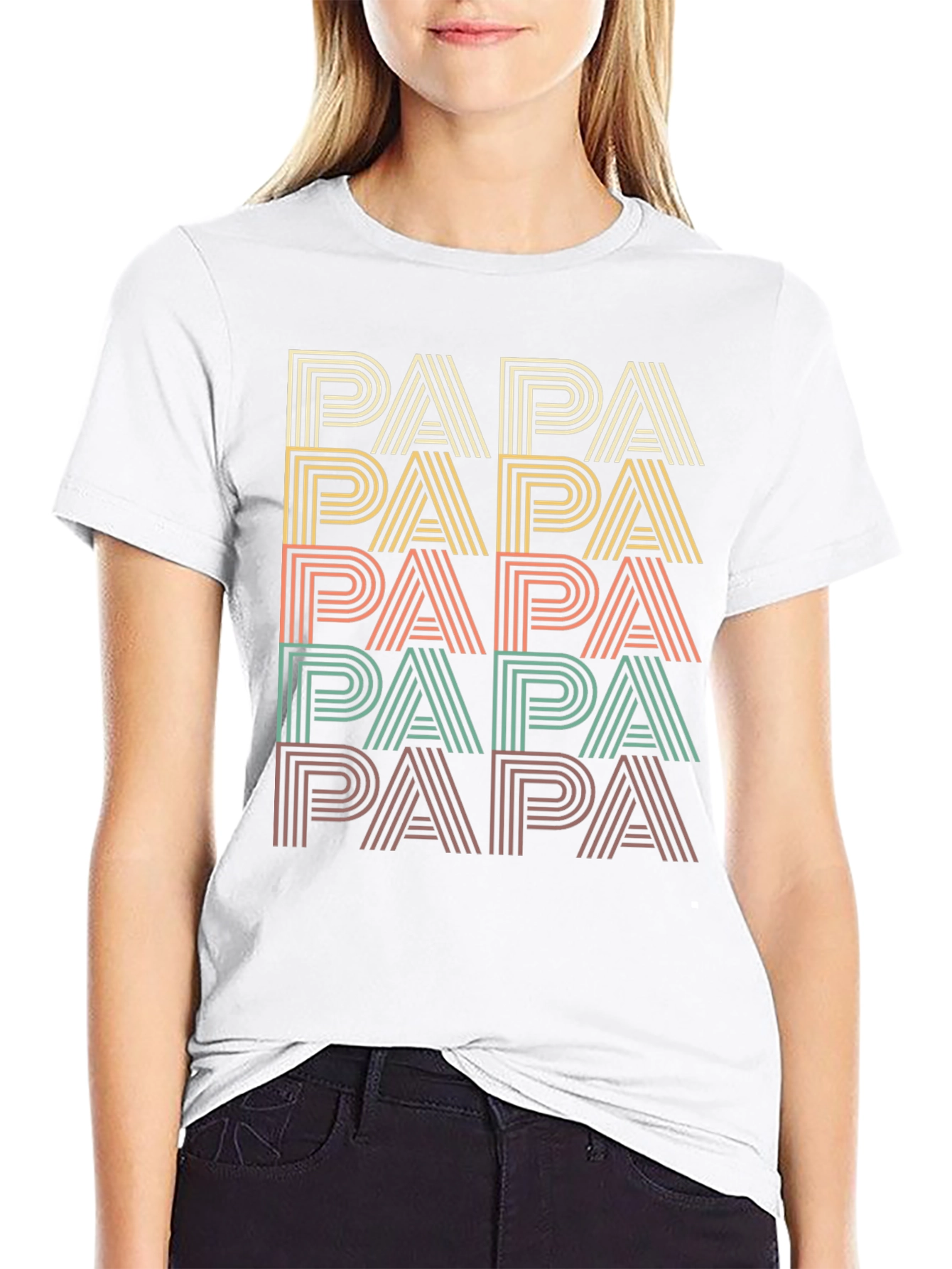 Retro Papa T-Shirt - Stylish Fathers Day Gift!