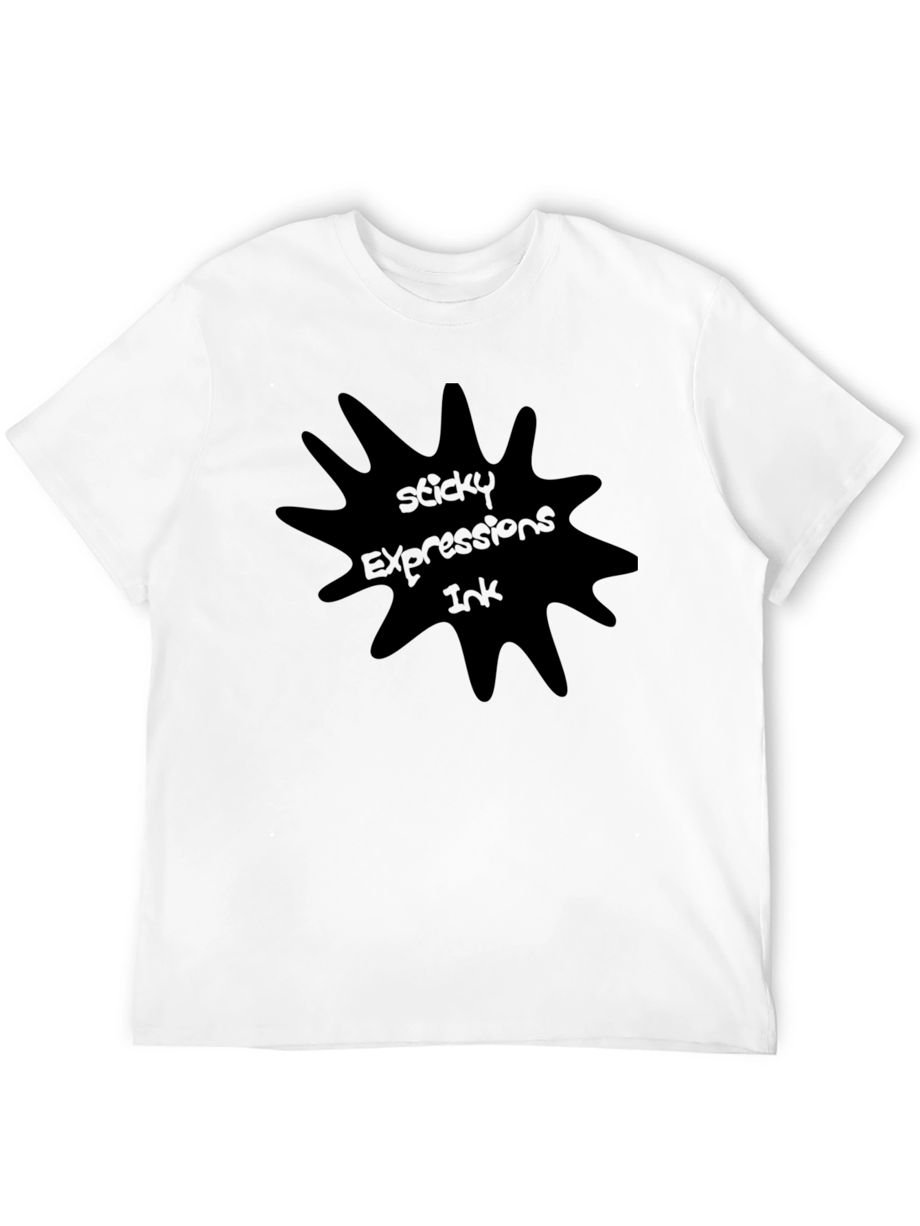 Sticky Expressions Ink Black Graphic Tee