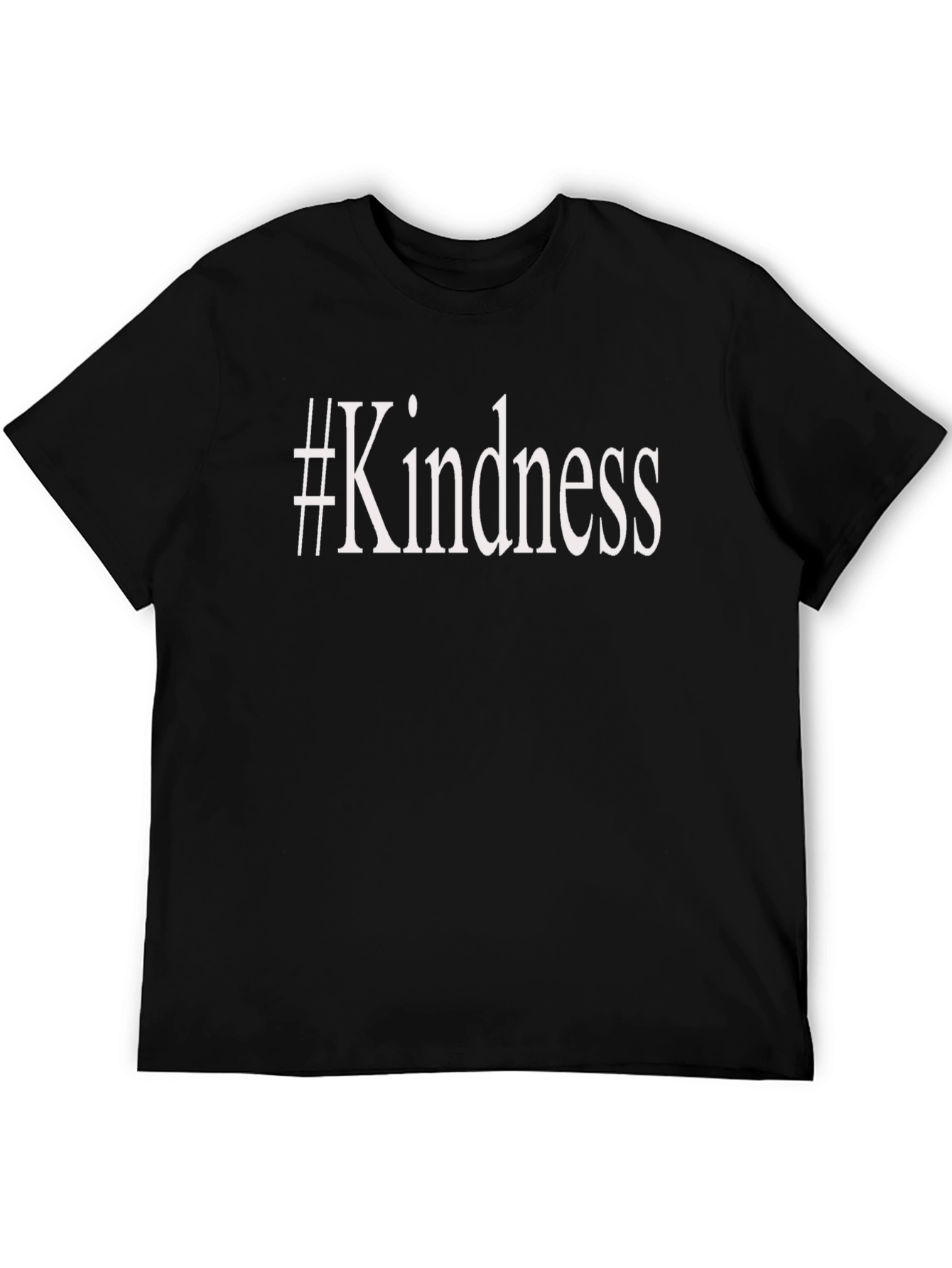 #Kindness Black Graphic T-Shirt