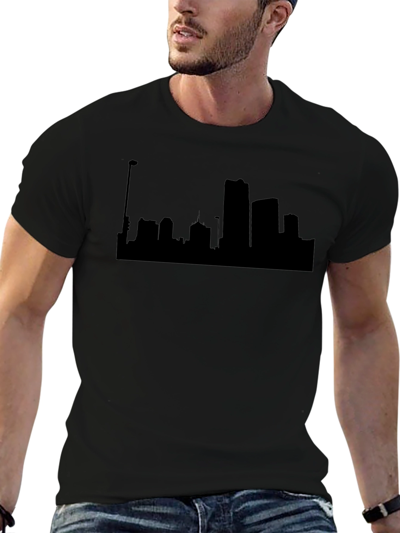 Urban Silhouette Black T-Shirt