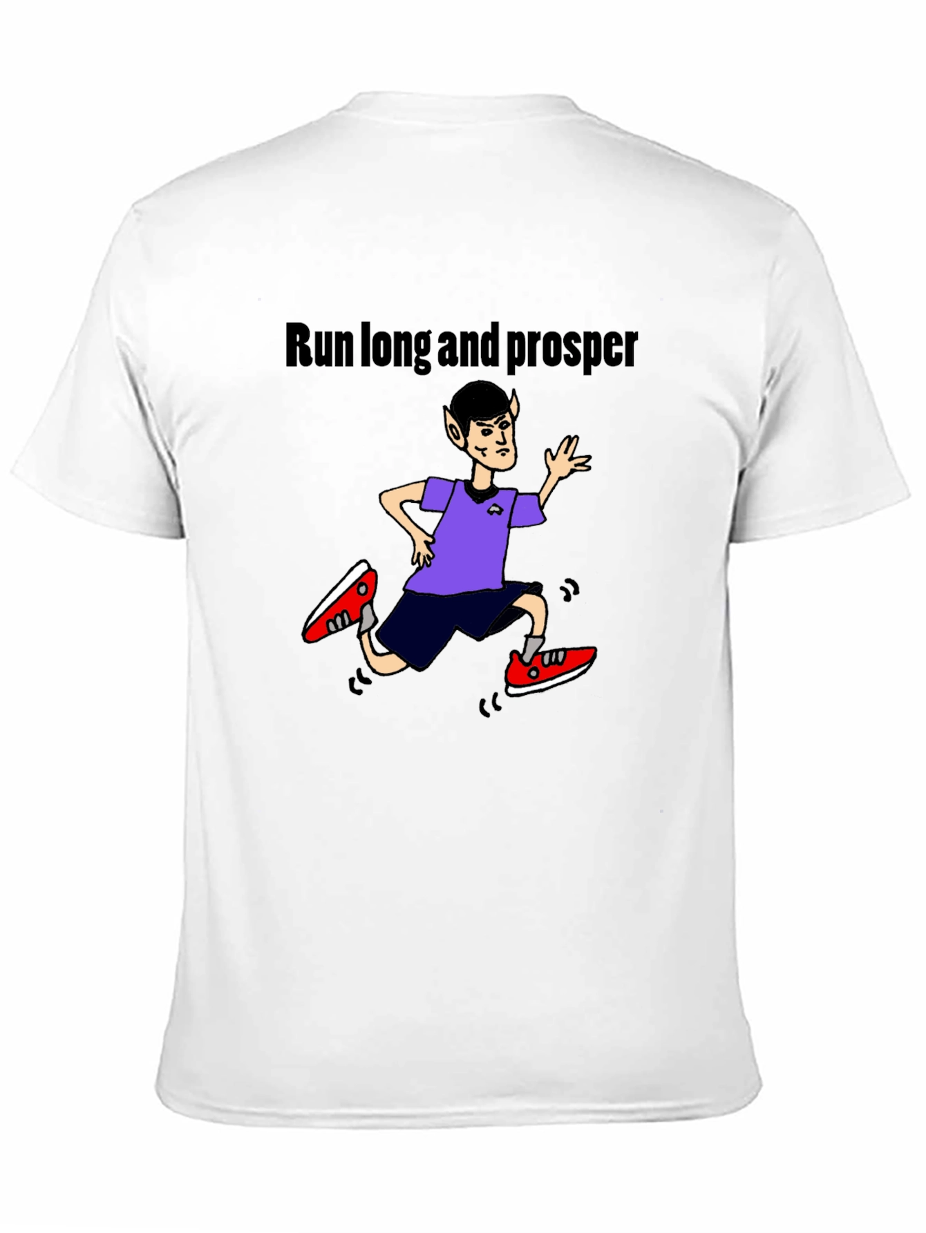 Run Long and Prosper Black T-Shirt