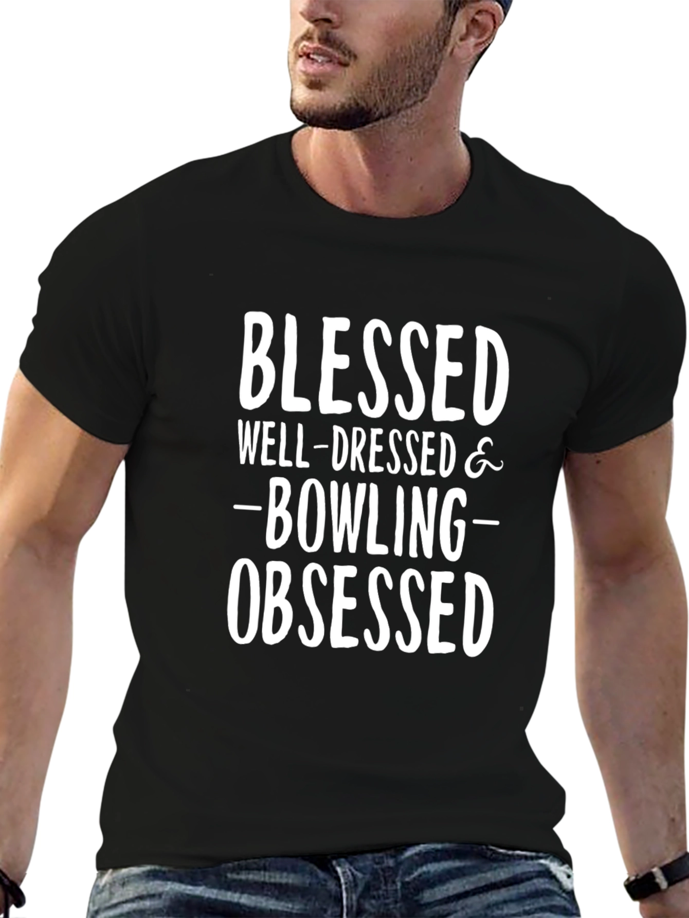 Blessed Bowling Obsessed Graphic Tee