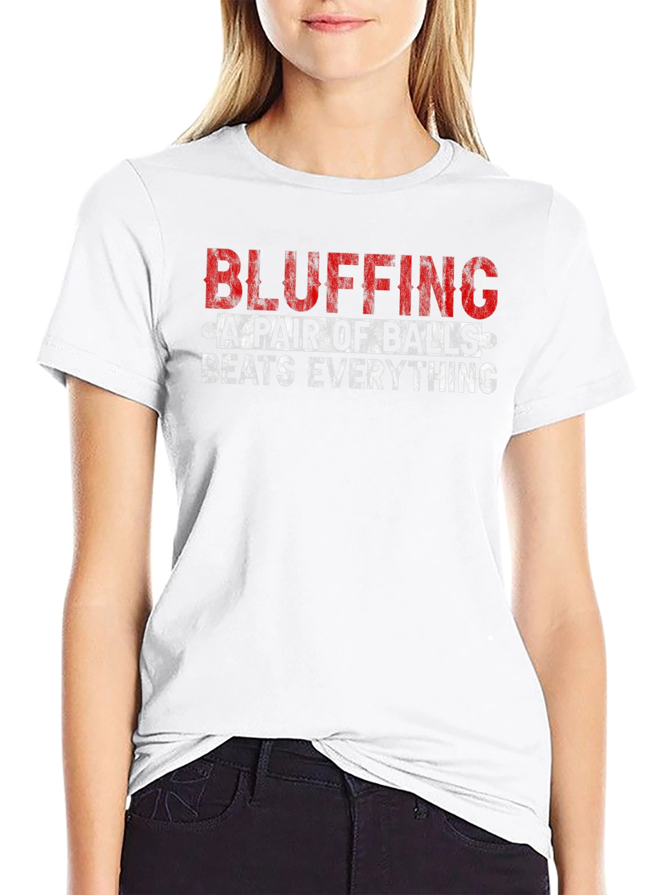 Bluffing A Pair of Balls Graphic T-Shirt