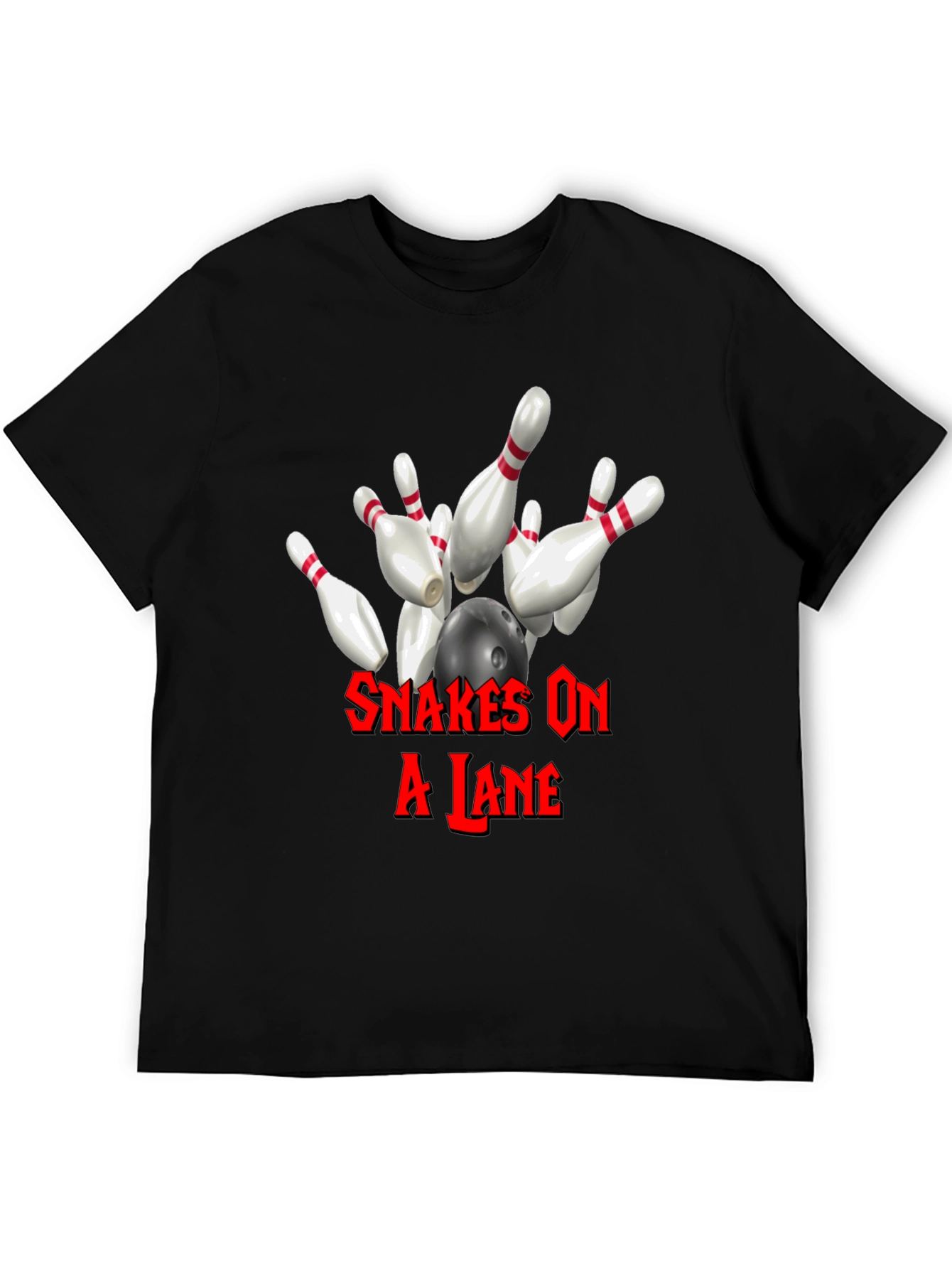 Snakes On A Lane Bowling T-Shirt