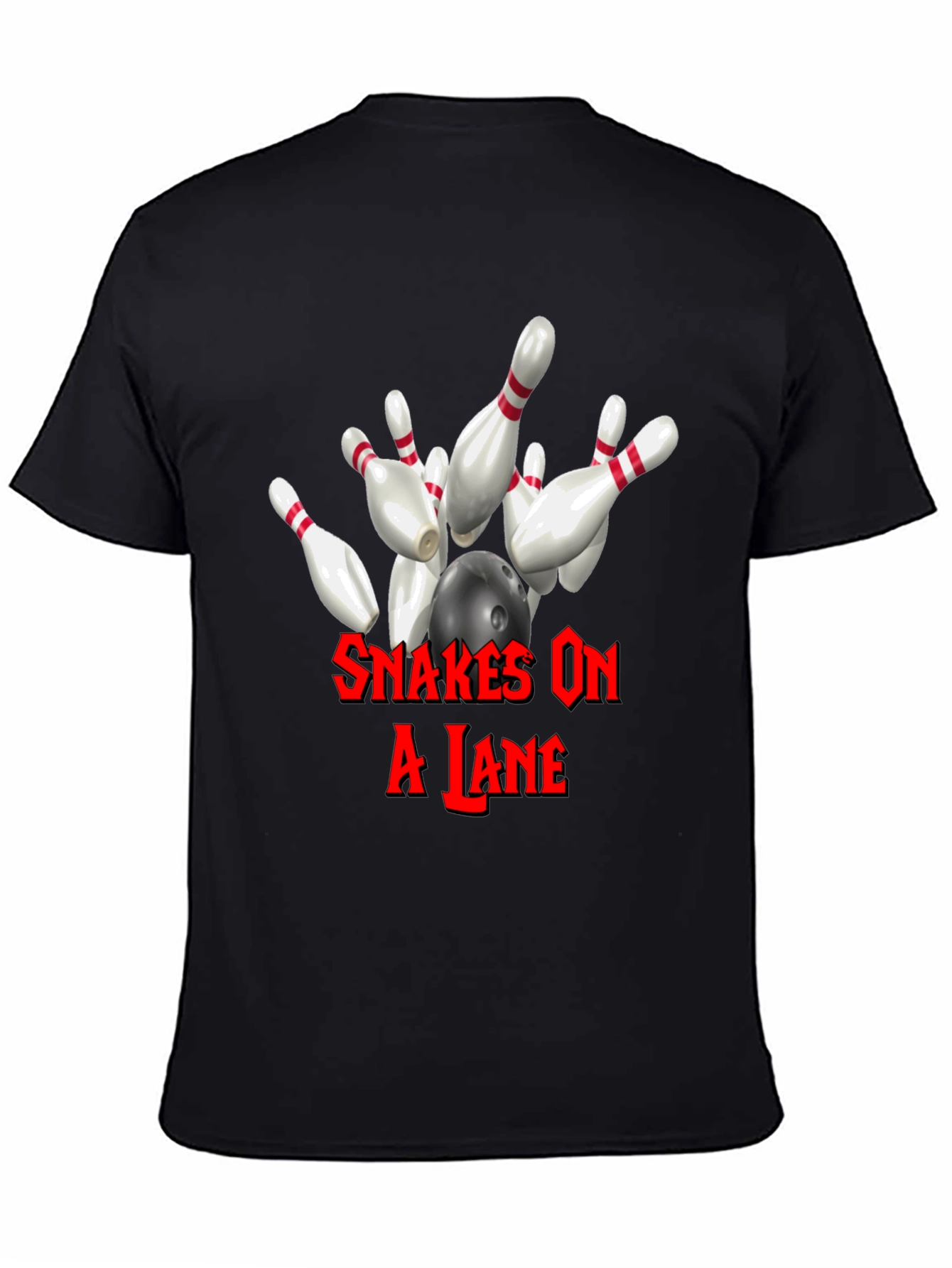 Snakes On A Lane Bowling T-Shirt
