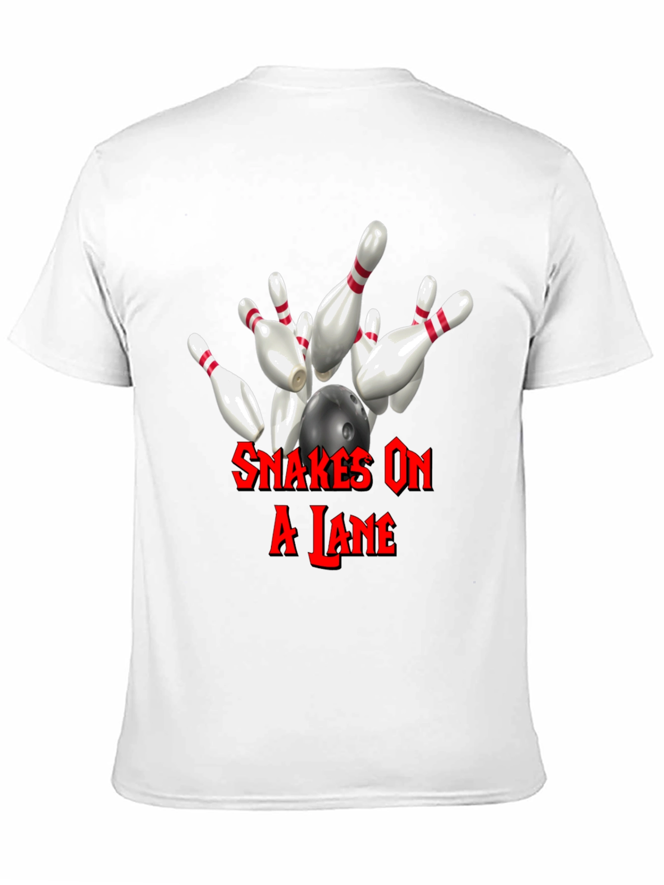 Snakes On A Lane Bowling T-Shirt