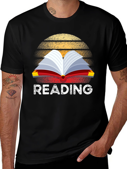 Reading Book Retro T-Shirt