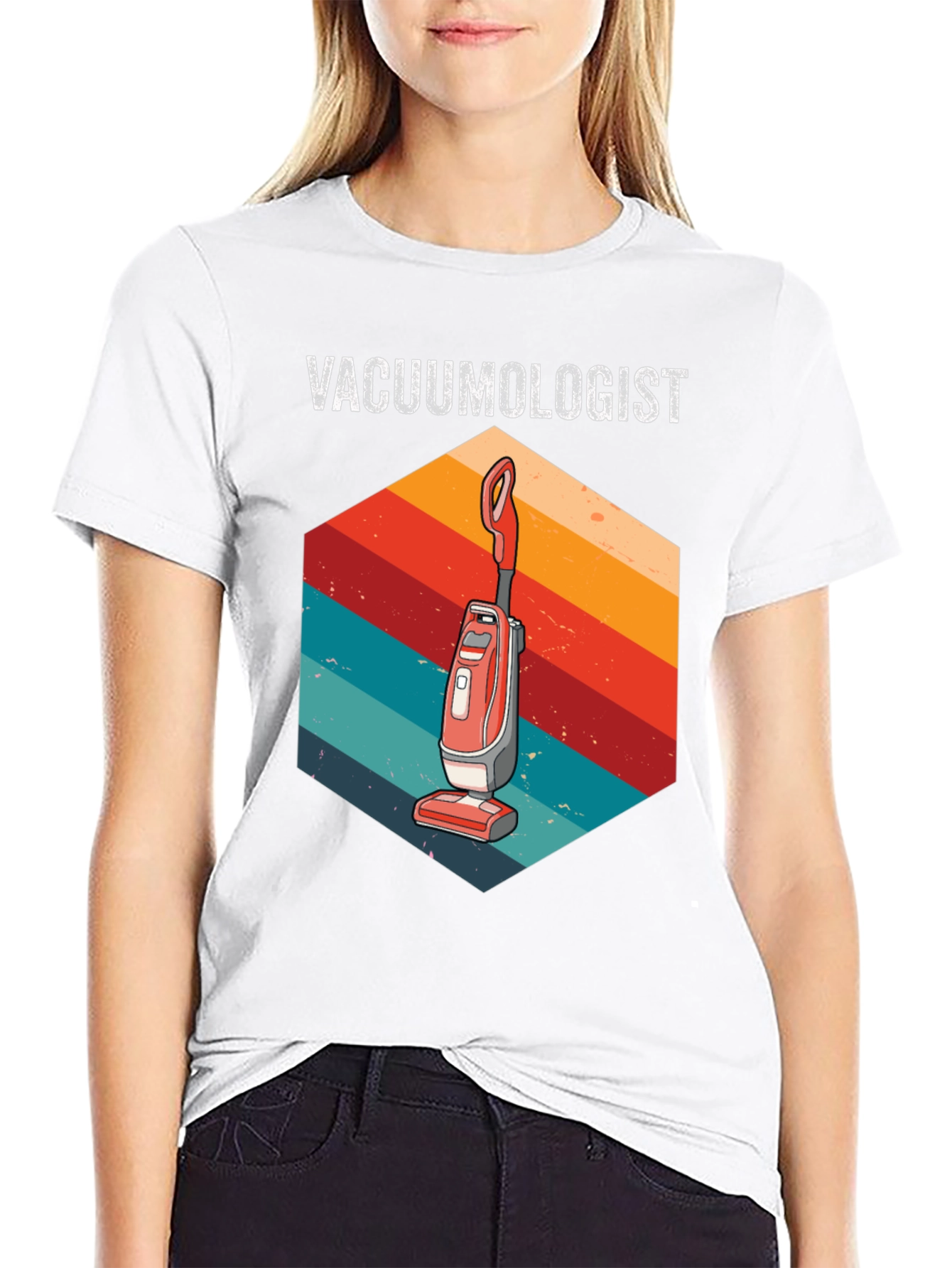 Vacuumologist Retro T-Shirt | Cleaning Humor Tee