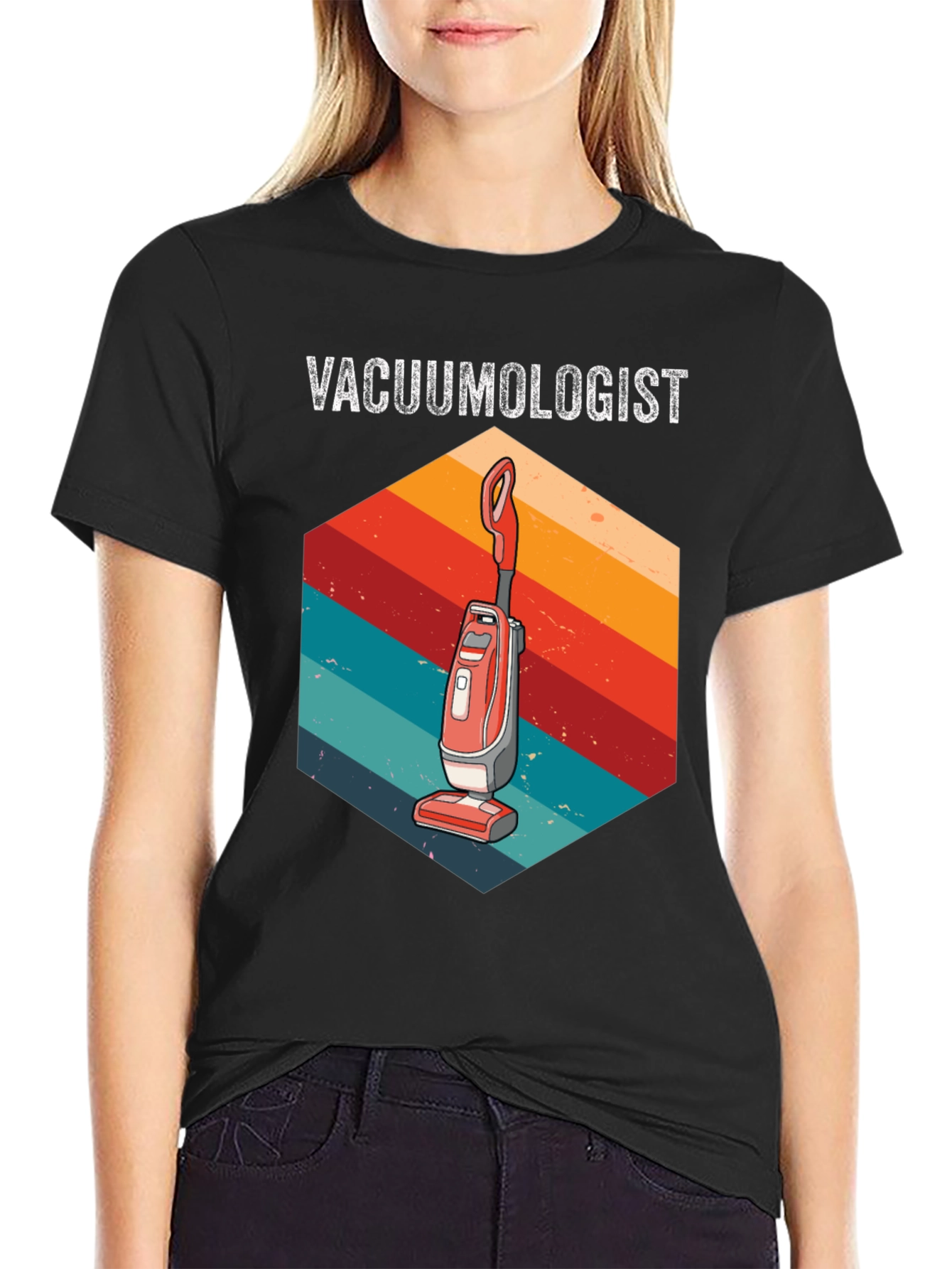 Vacuumologist Retro T-Shirt | Cleaning Humor Tee