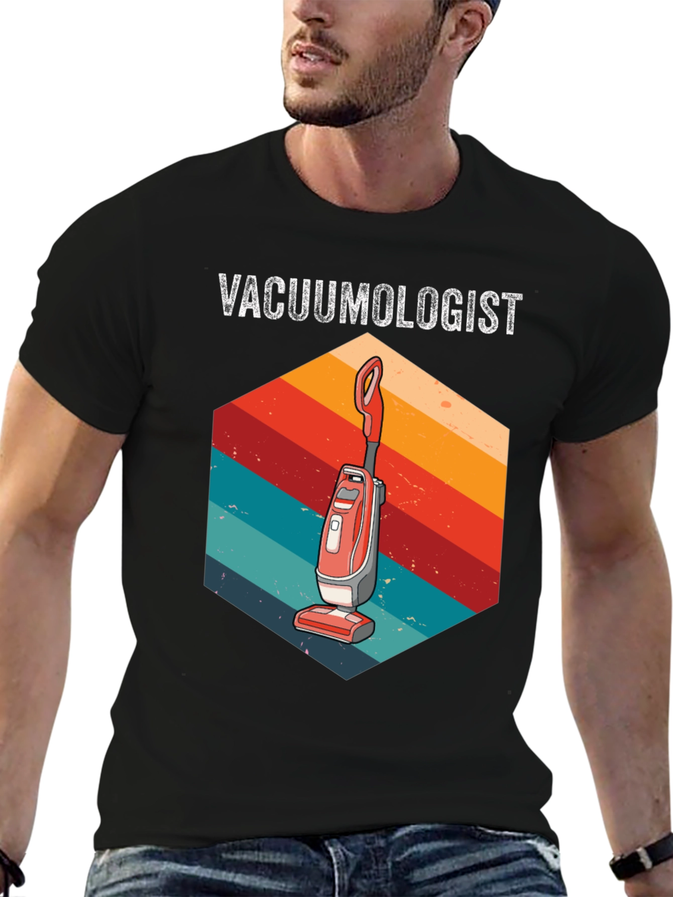 Vacuumologist Retro T-Shirt | Cleaning Humor Tee