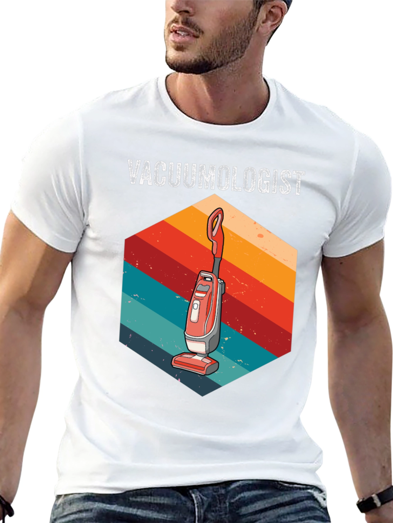 Vacuumologist Retro T-Shirt | Cleaning Humor Tee