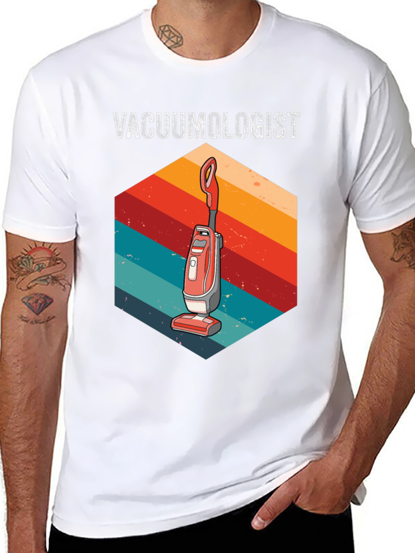 Vacuumologist Retro T-Shirt | Cleaning Humor Tee