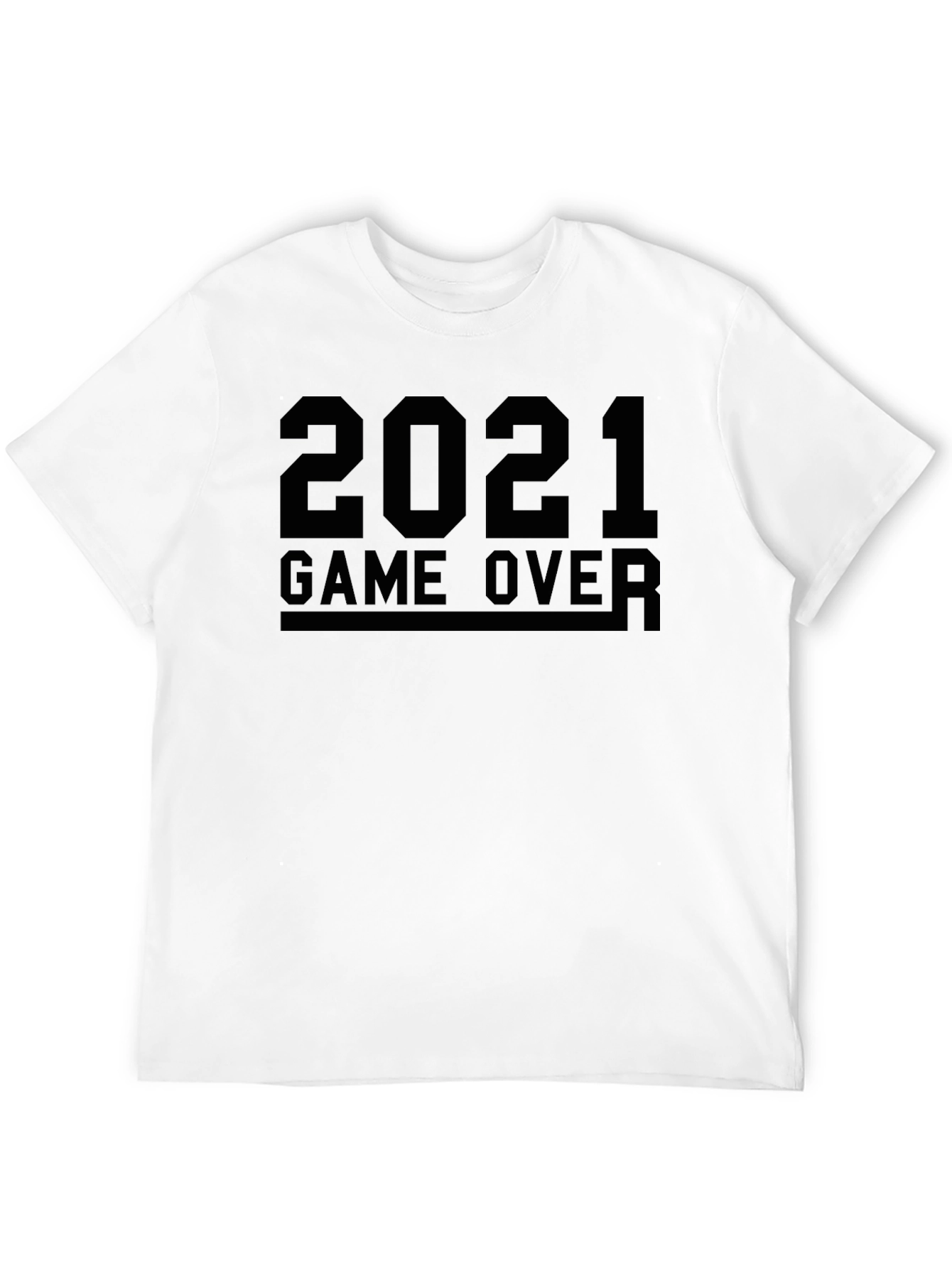 2021 Game Over Black T-Shirt