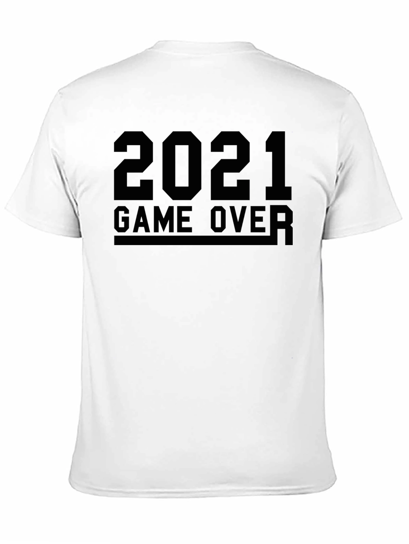 2021 Game Over Black T-Shirt
