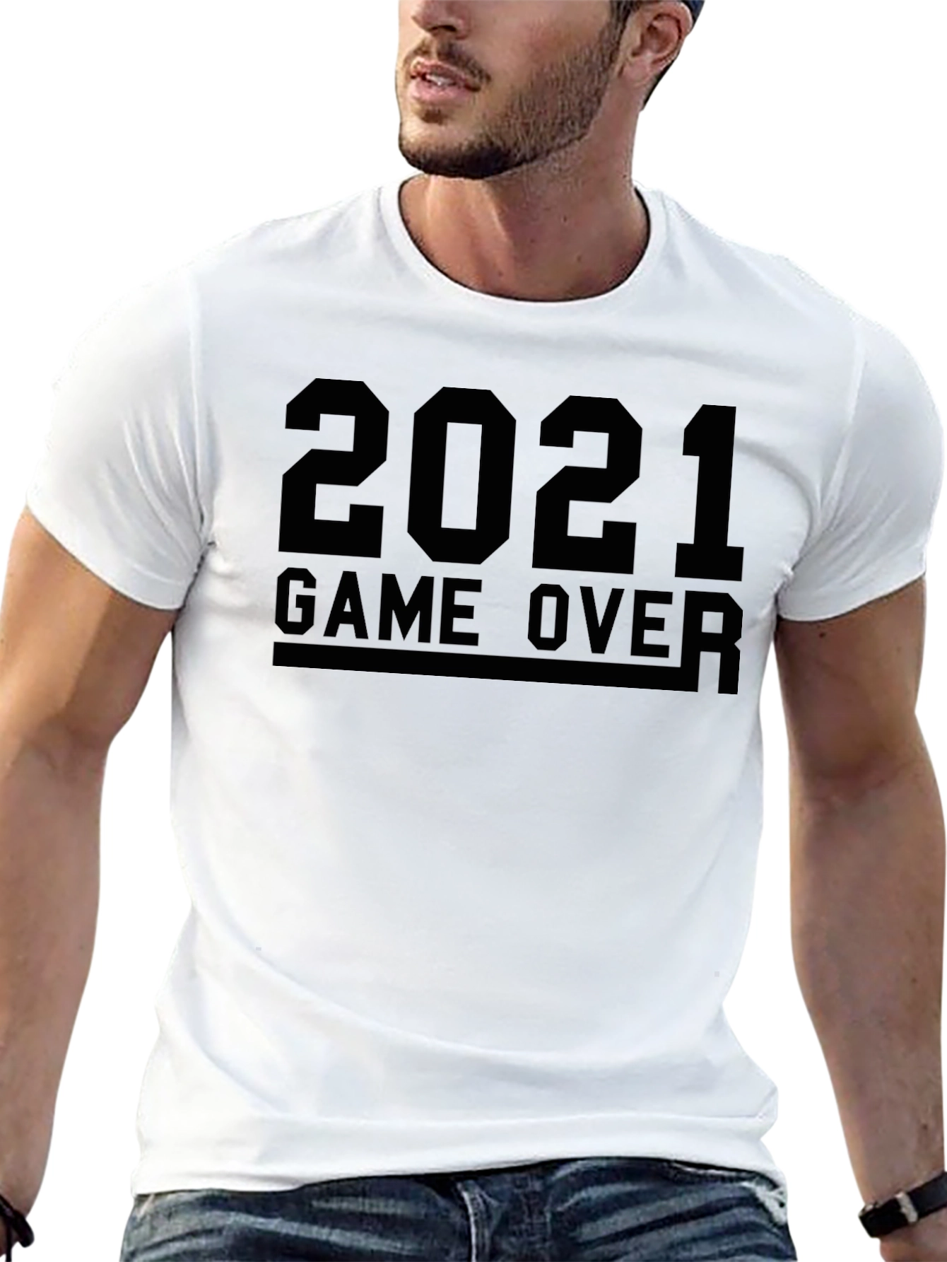 2021 Game Over Black T-Shirt