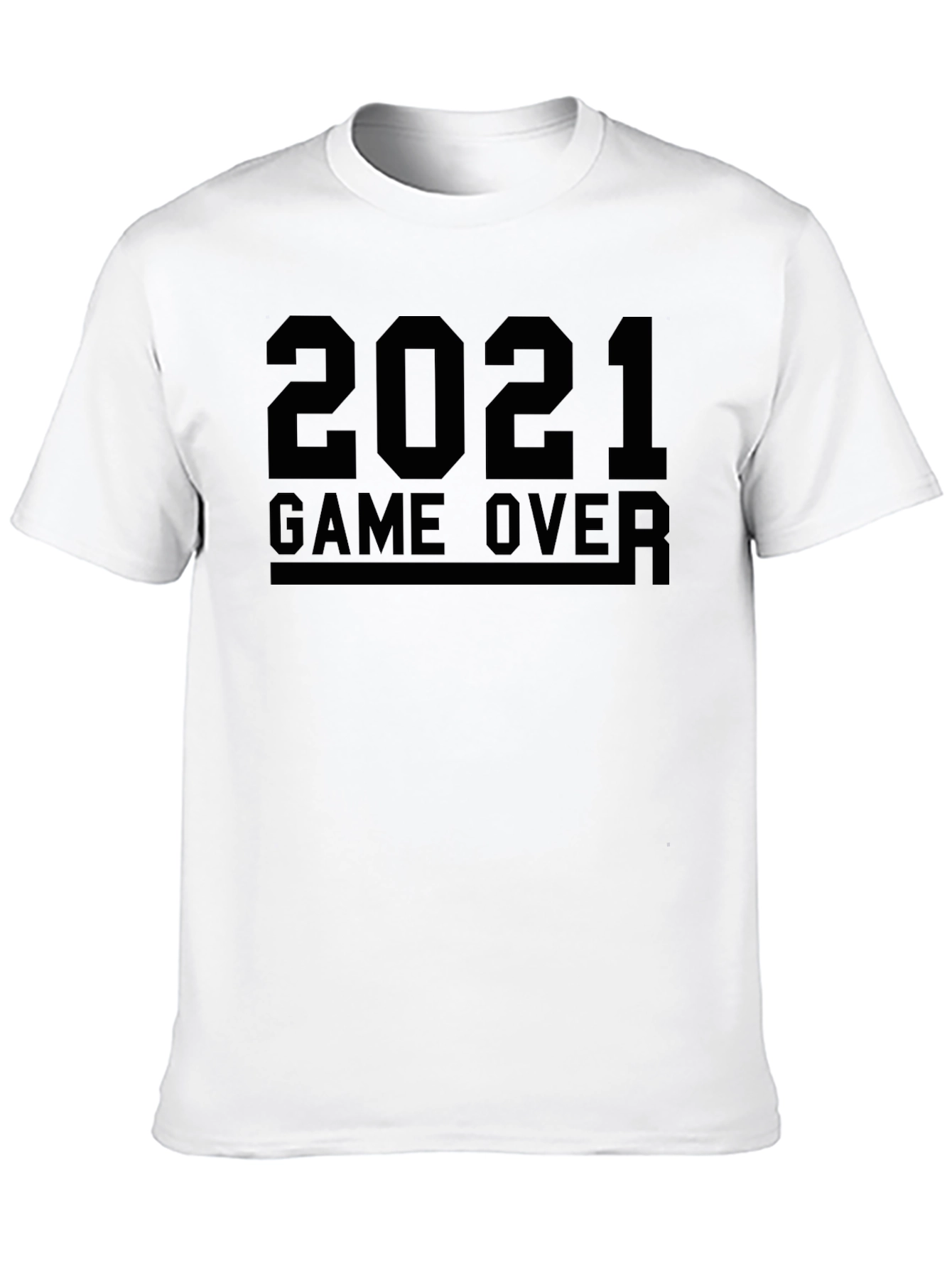 2021 Game Over Black T-Shirt