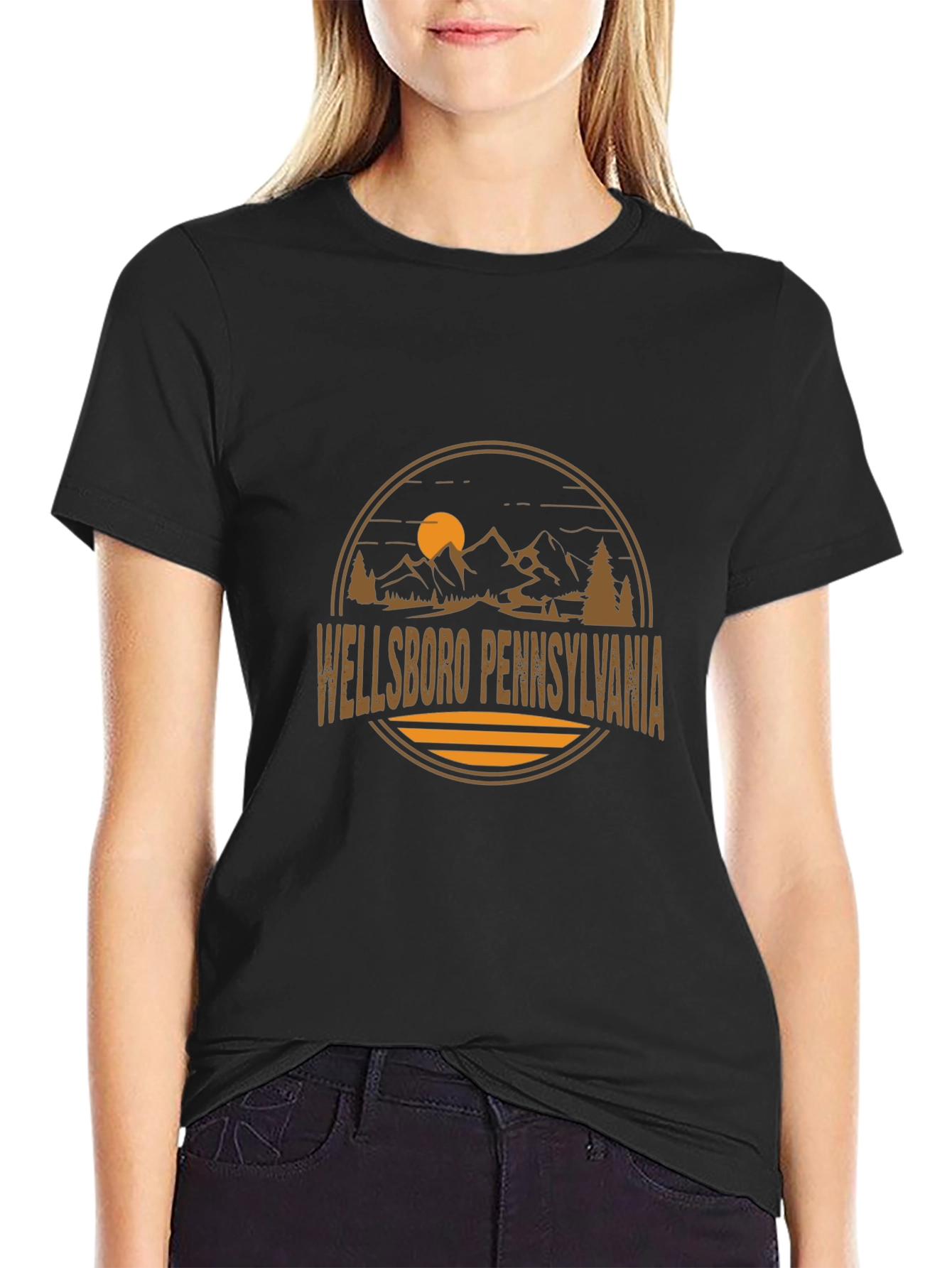 Wellsboro Pennsylvania Graphic Tee - Nature Inspired Design