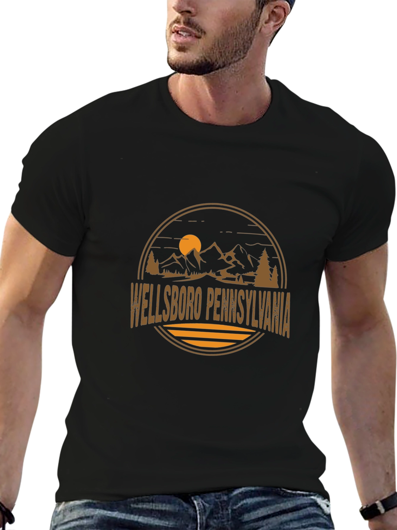 Wellsboro Pennsylvania Graphic Tee - Nature Inspired Design