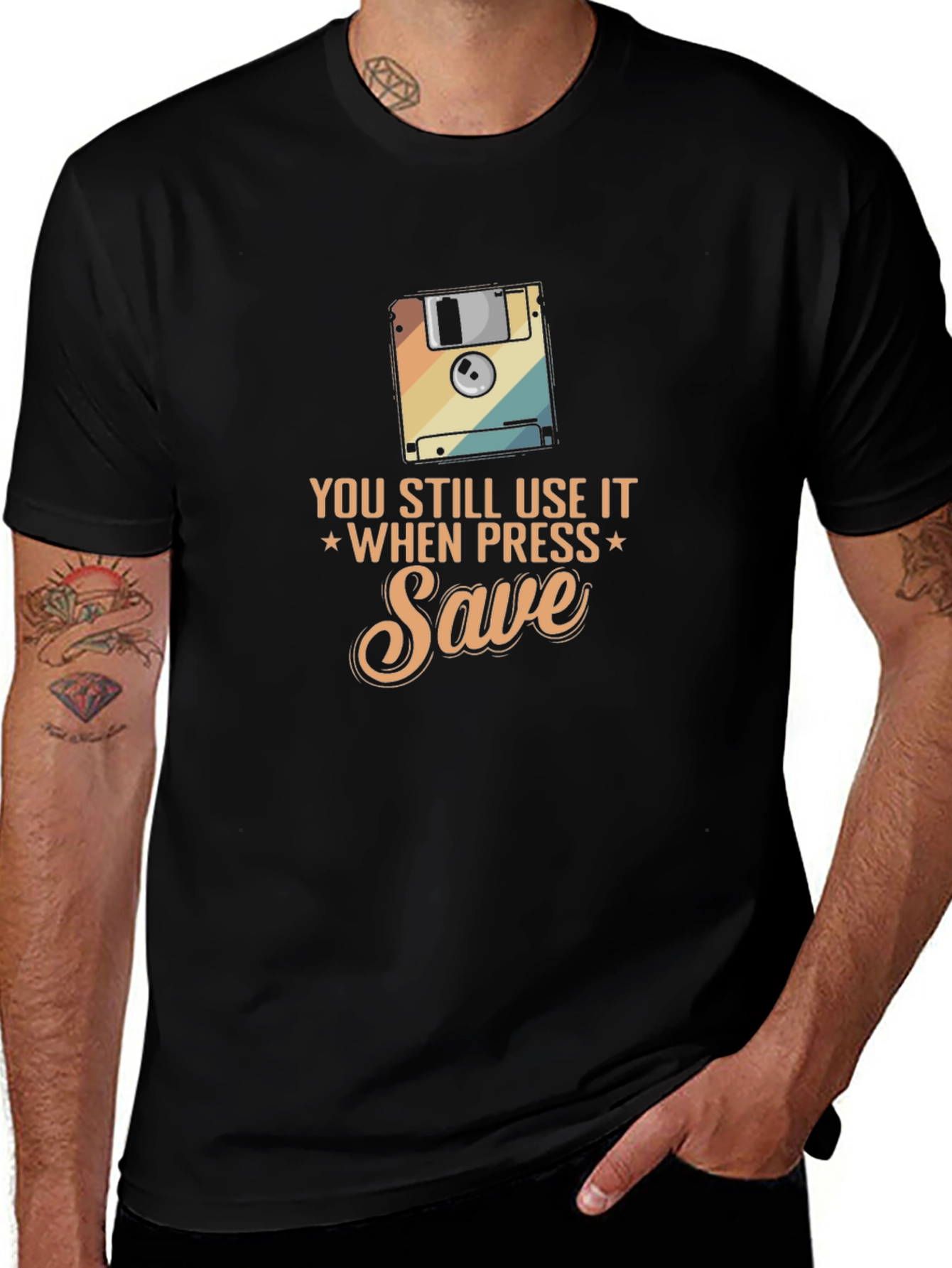Retro Floppy Disk Save T-Shirt