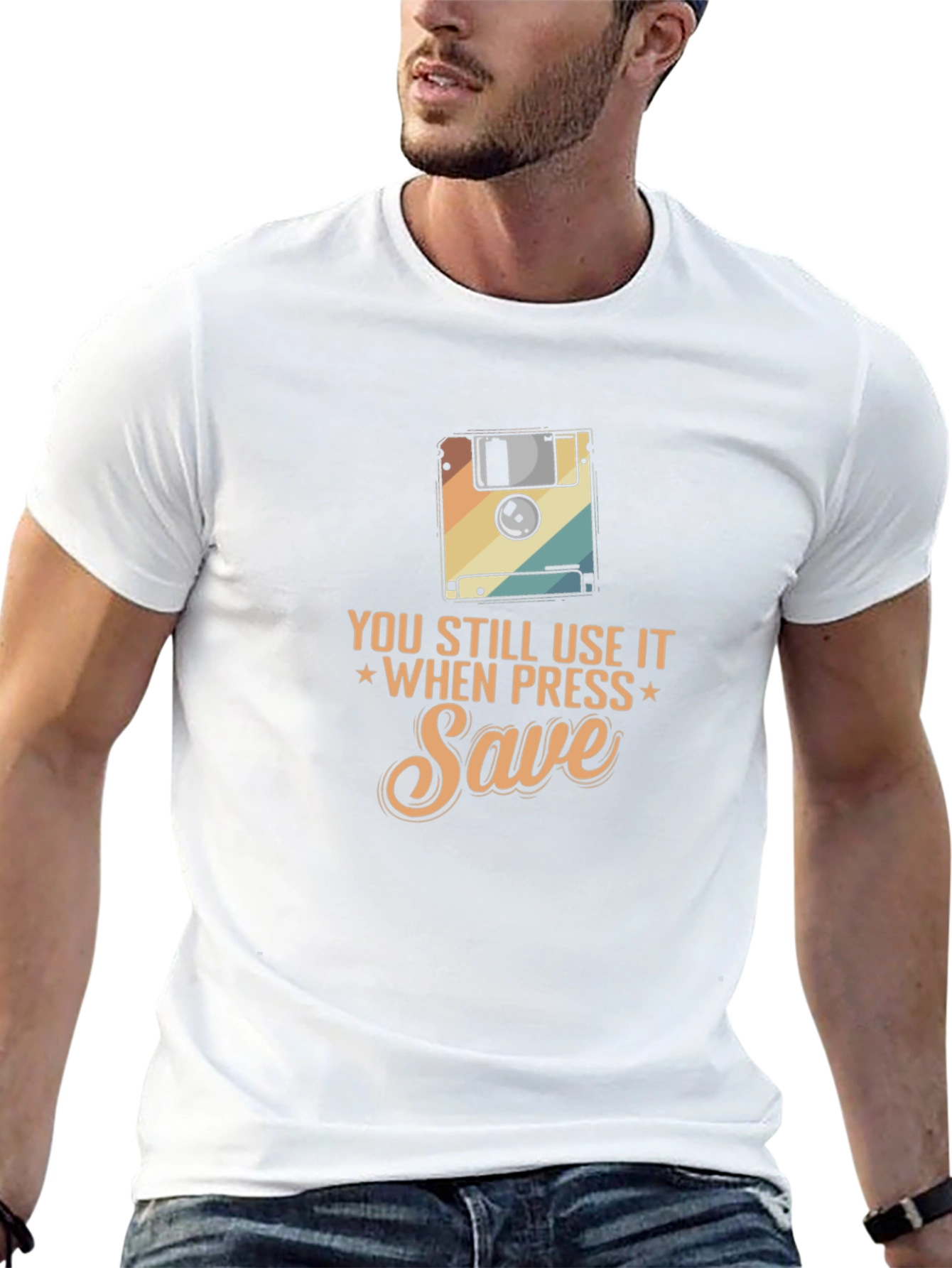 Retro Floppy Disk Save T-Shirt