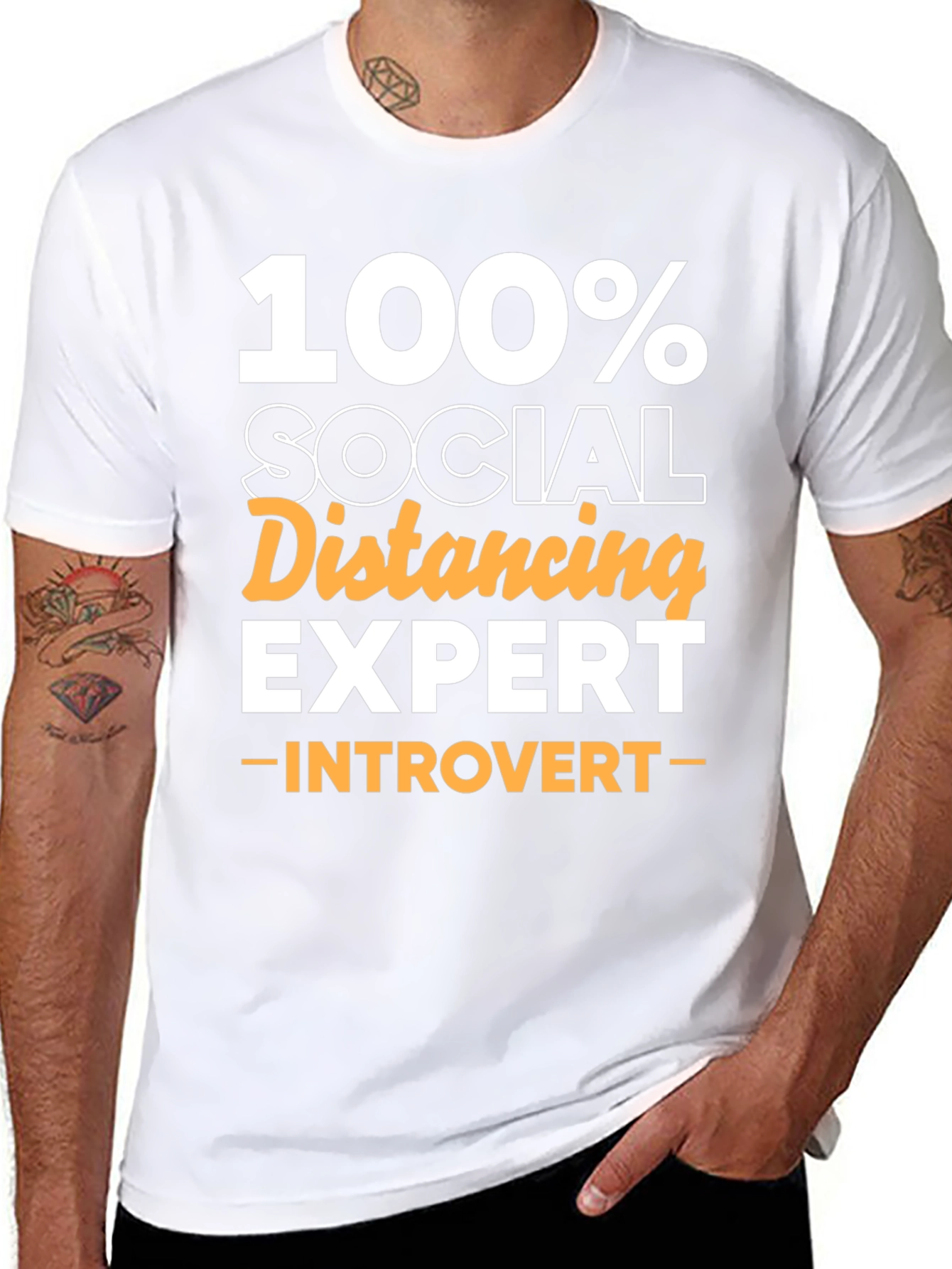 Social Distancing Expert Introvert Tee