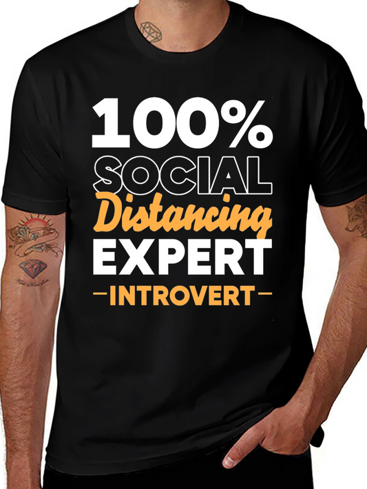 Social Distancing Expert Introvert Tee