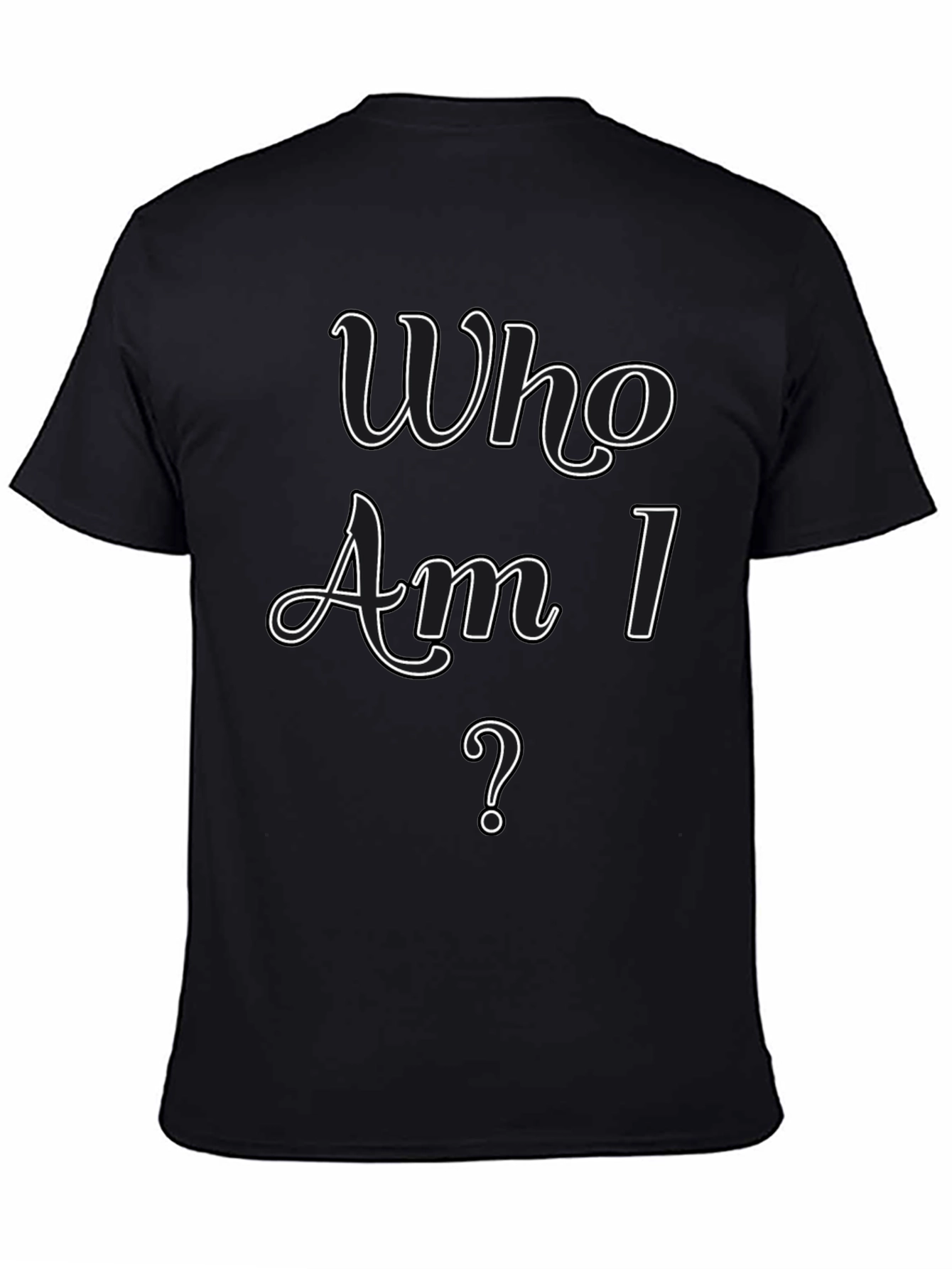 Who Am I? Graphic Tee - Stylish Casual Wear