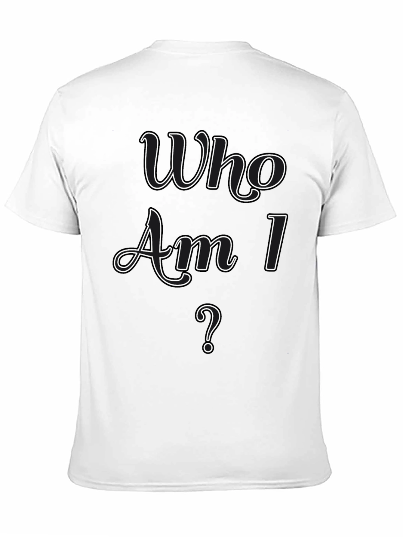 Who Am I? Graphic Tee - Stylish Casual Wear