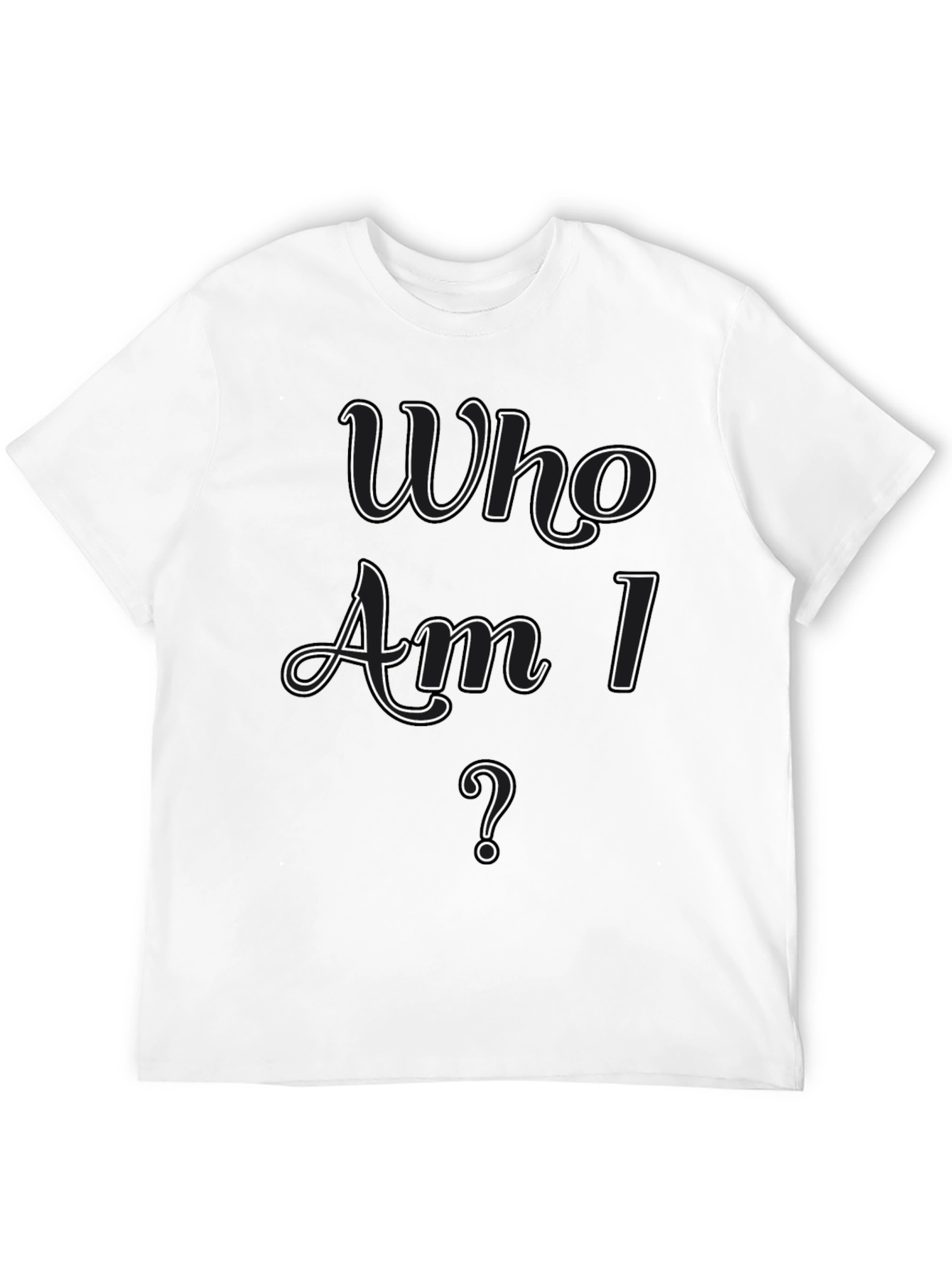 Who Am I? Graphic Tee - Stylish Casual Wear