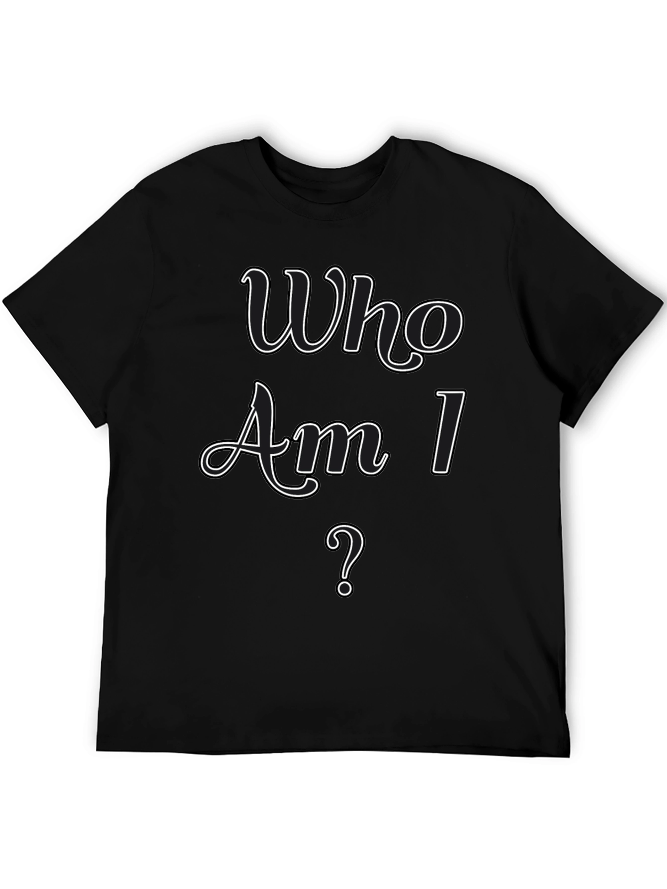 Who Am I? Graphic Tee - Stylish Casual Wear