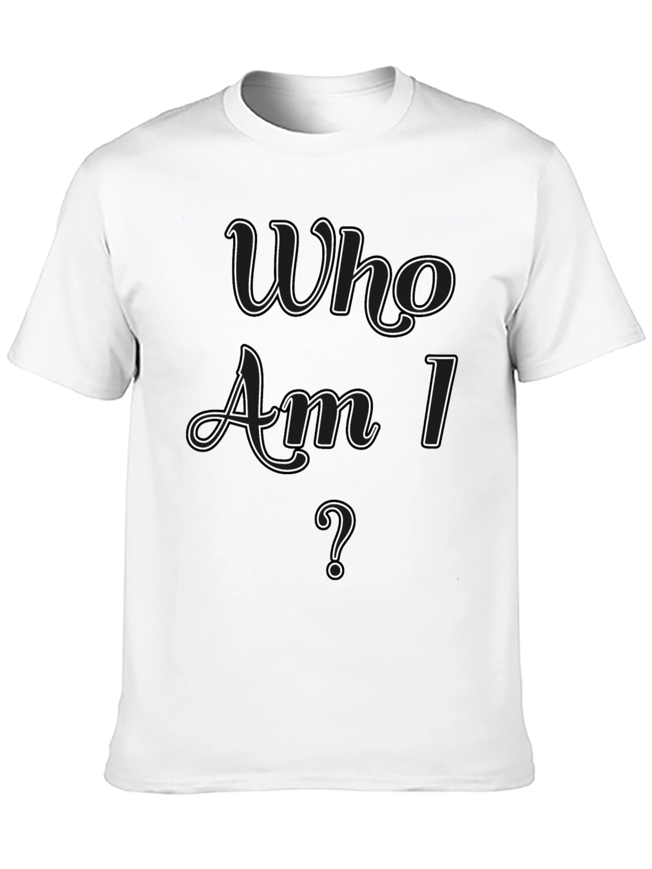 Who Am I? Graphic Tee - Stylish Casual Wear