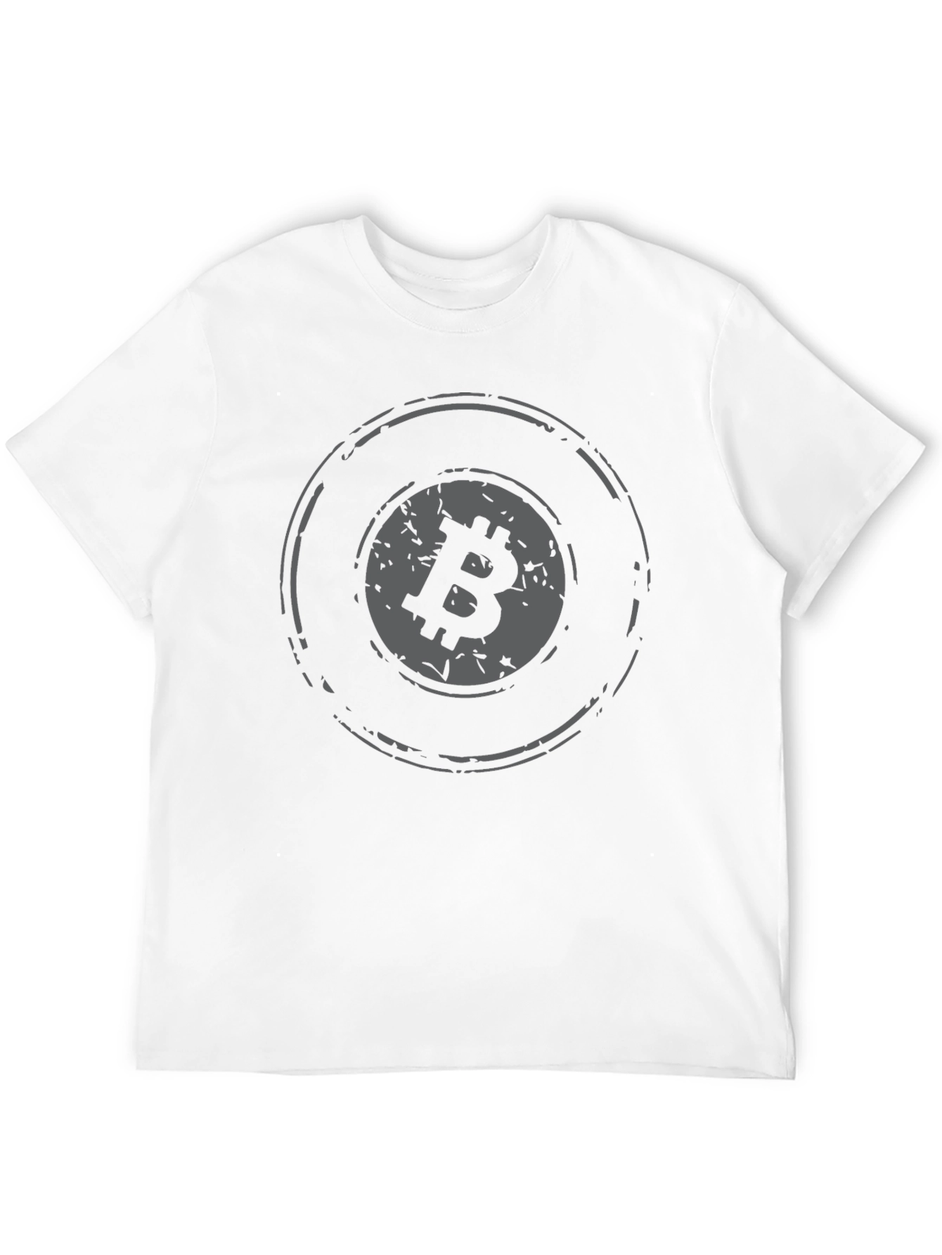 Bitcoin Logo Graphic Tee - Black Crypto T-Shirt