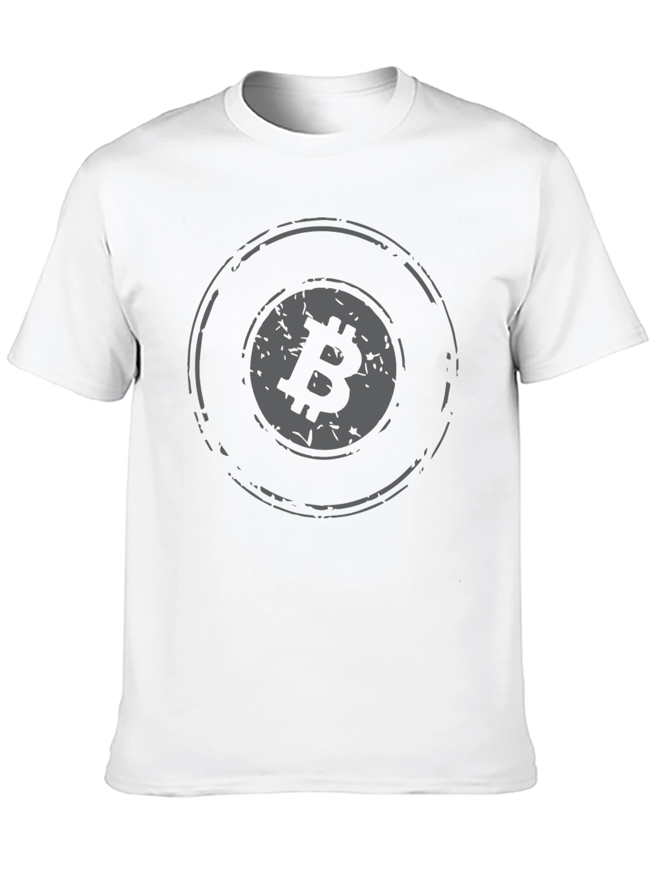 Bitcoin Logo Graphic Tee - Black Crypto T-Shirt