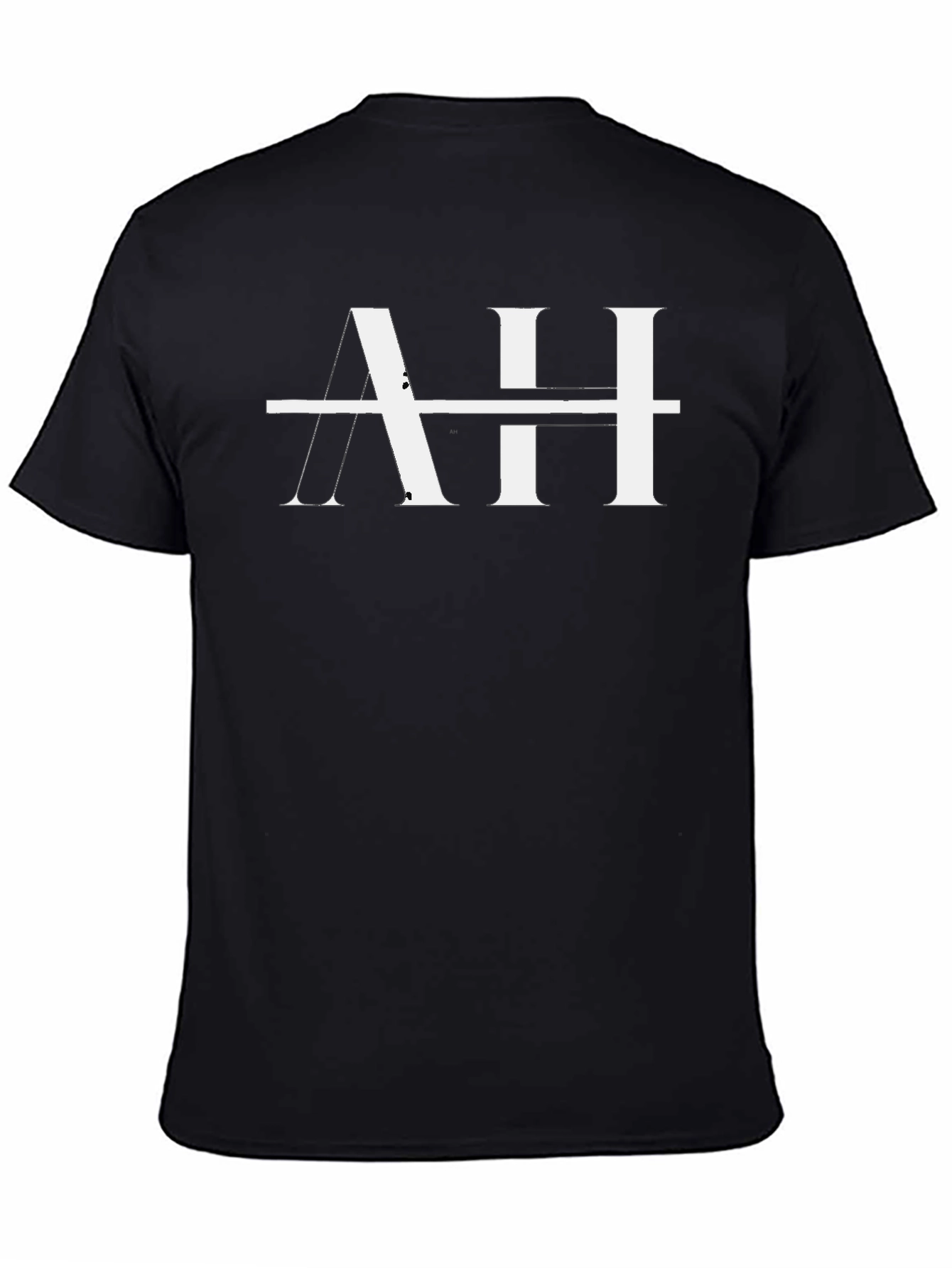 AH Graphic Print Black T-Shirt