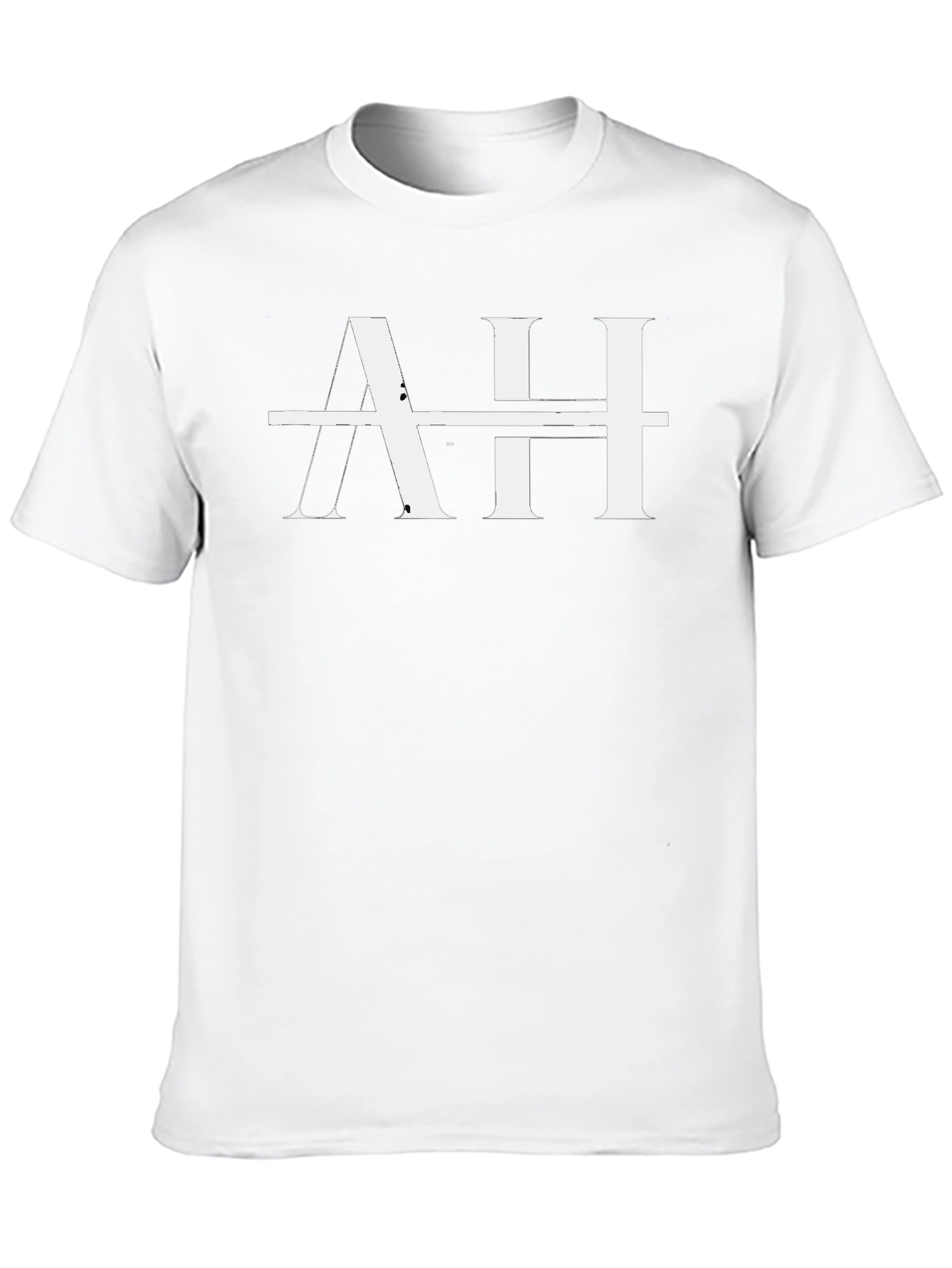 AH Graphic Print Black T-Shirt