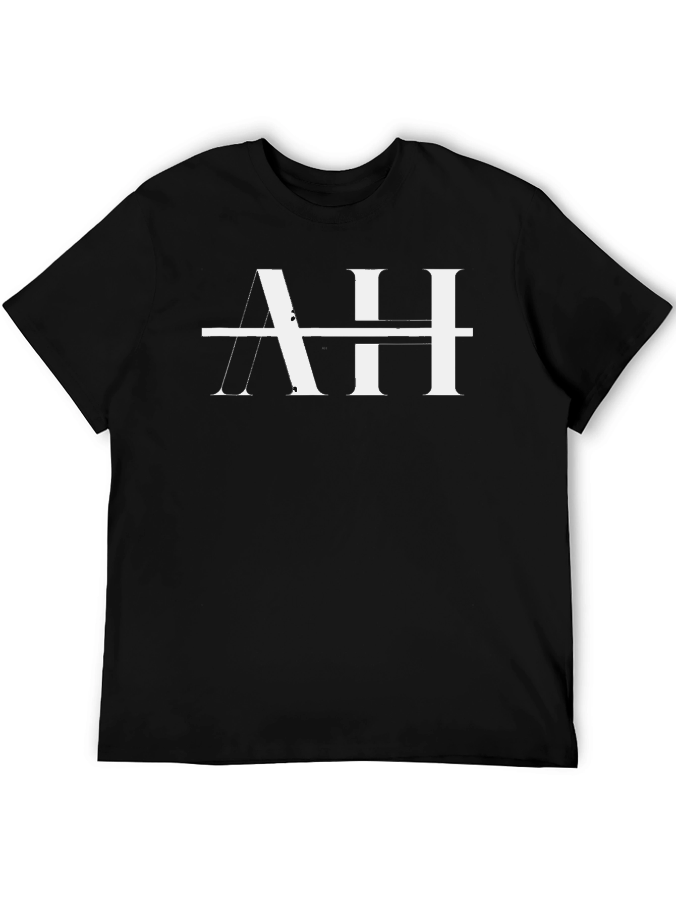 AH Graphic Print Black T-Shirt