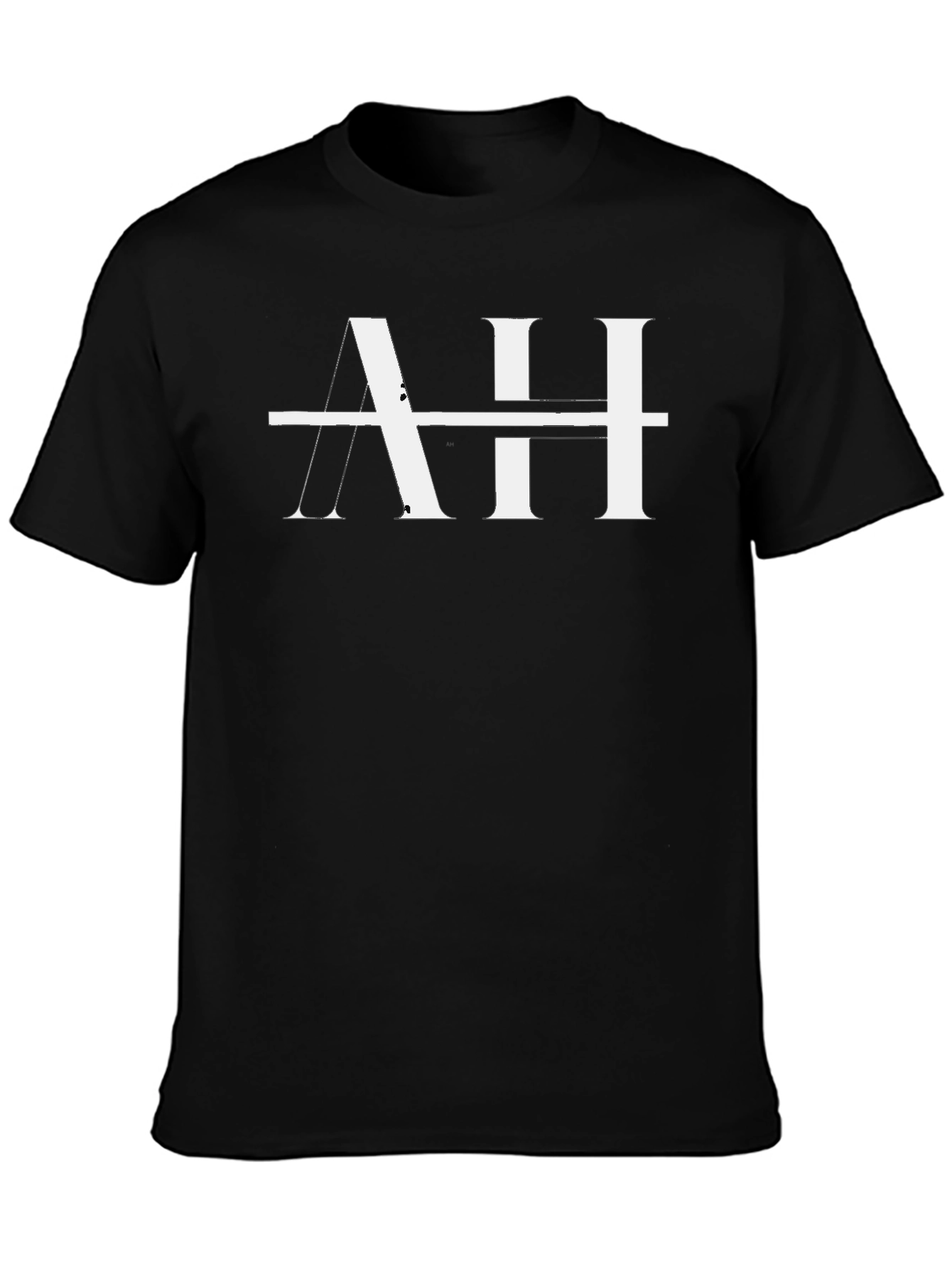 AH Graphic Print Black T-Shirt