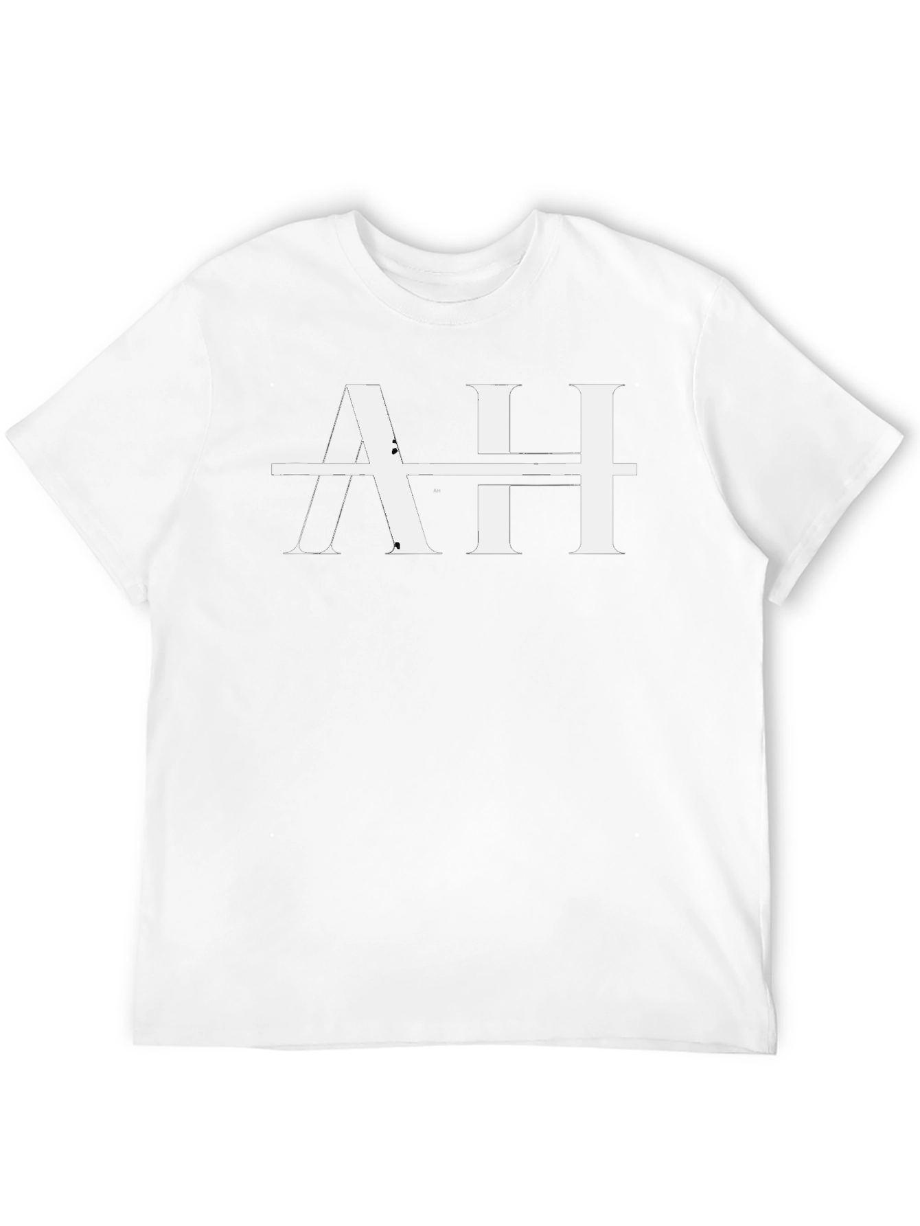 AH Graphic Print Black T-Shirt